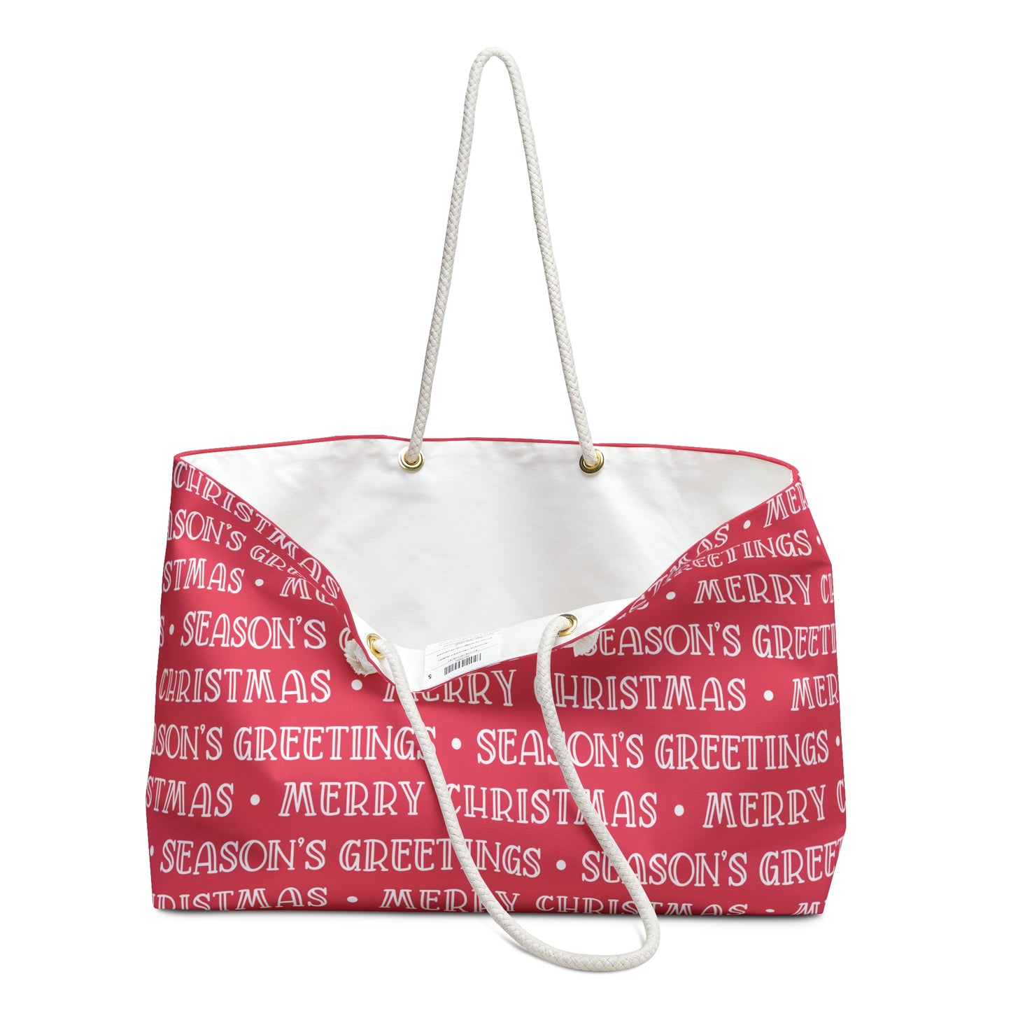 Merry Christmas Seasons Greetings 2 Weekender Bag