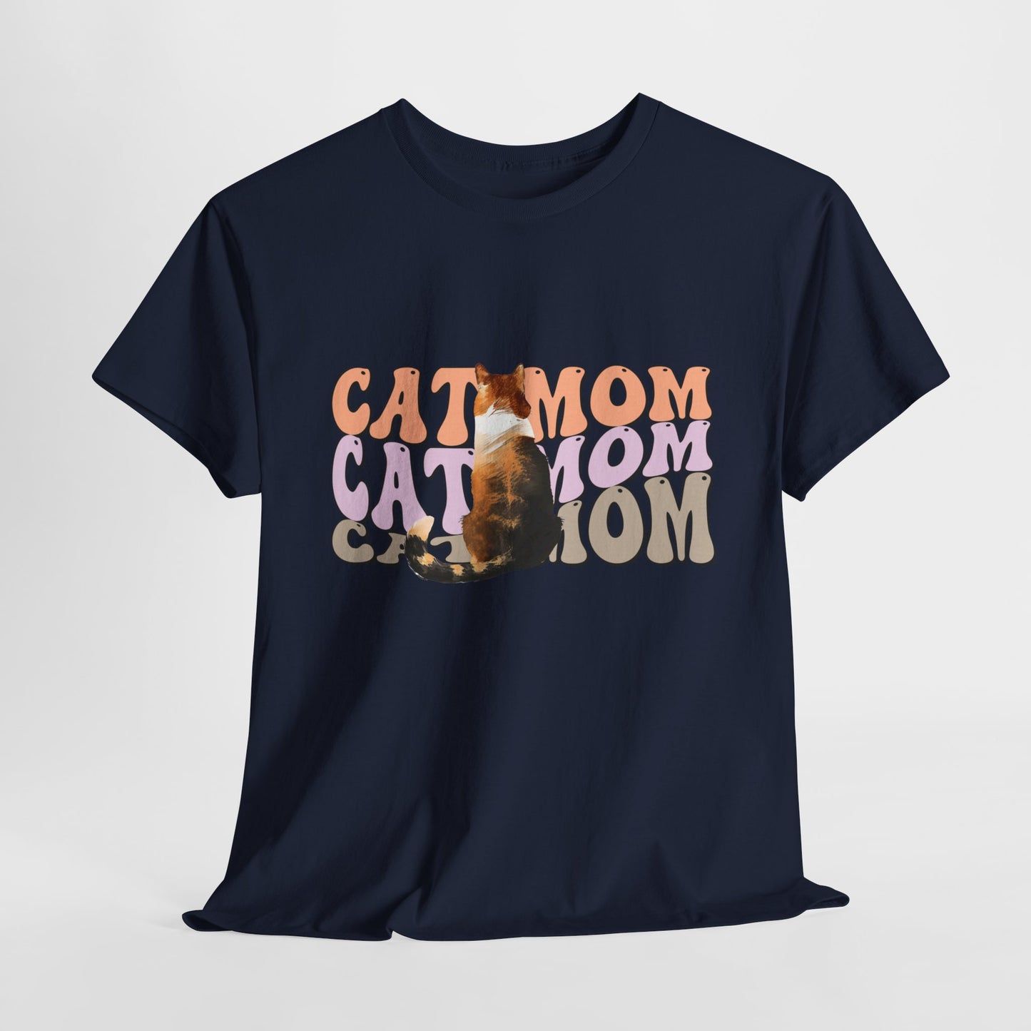 Cat Mom Heavy Cotton Tee