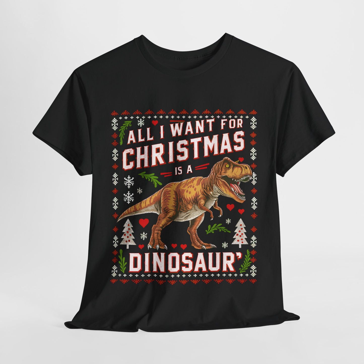 All I Want For Christmas Heavy Cotton Tee