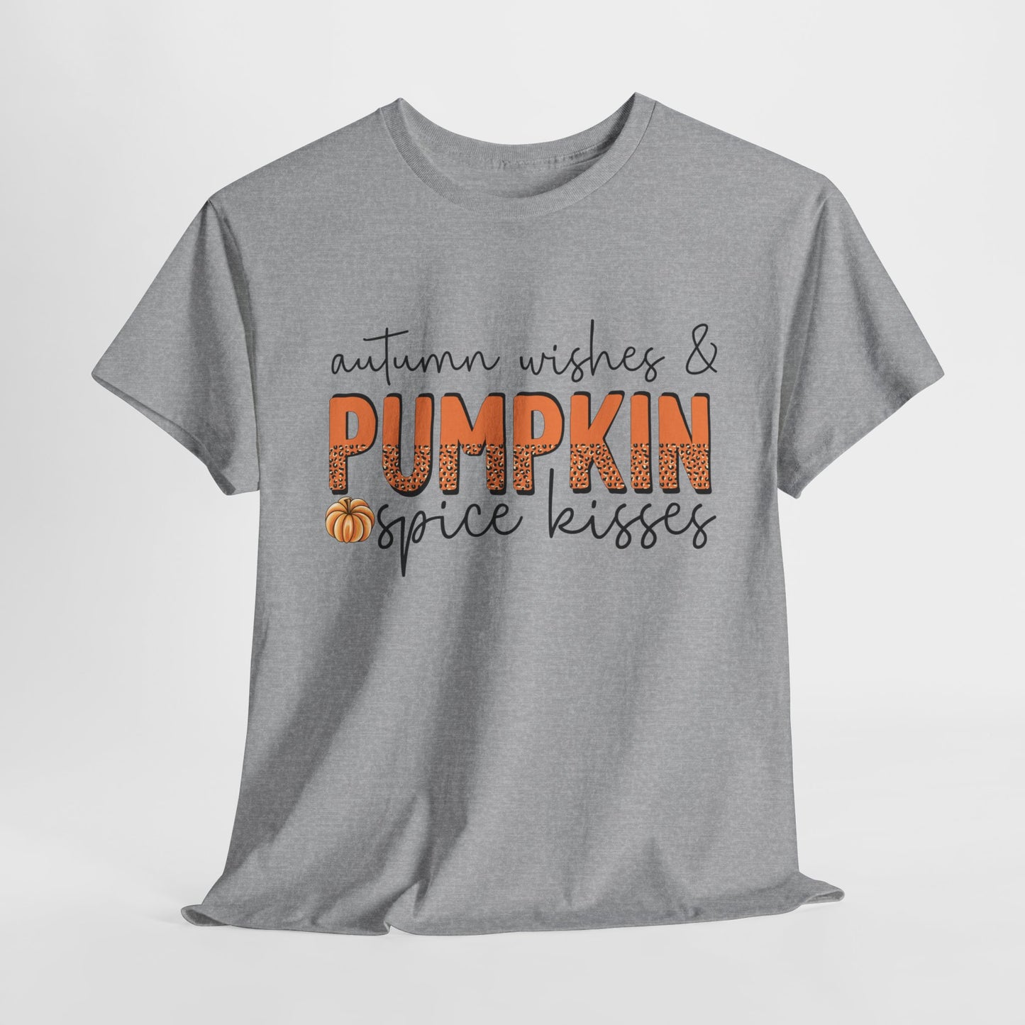 Autumn Wishes Pumpkin Spice Unisex Heavy Cotton Tee