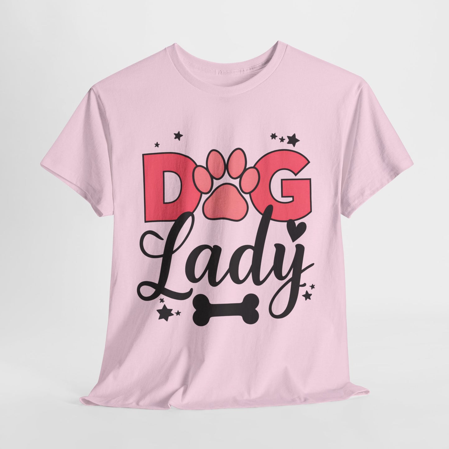 Dog Lady Unisex Heavy Cotton Tee