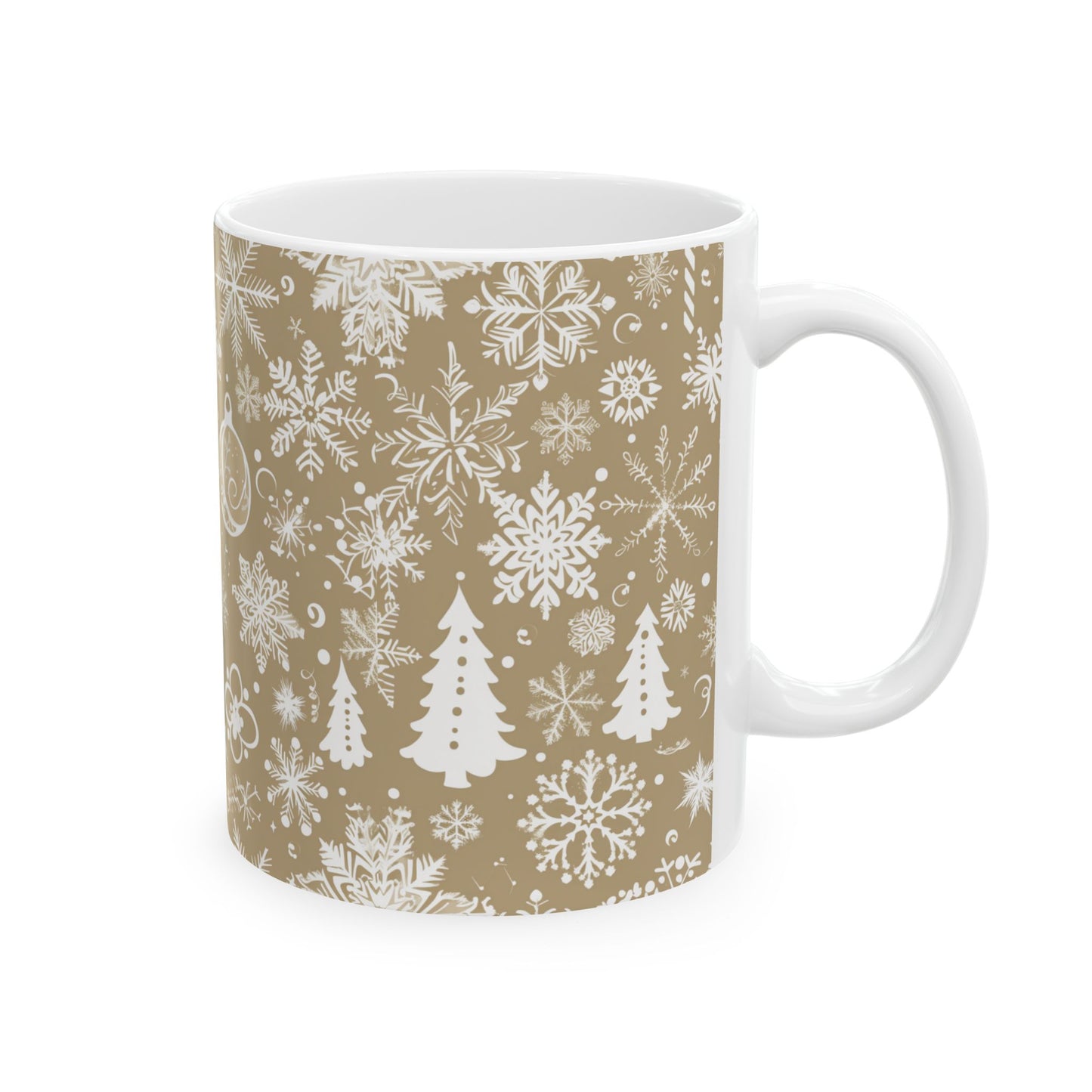 Beige Winter Wonderland Mug