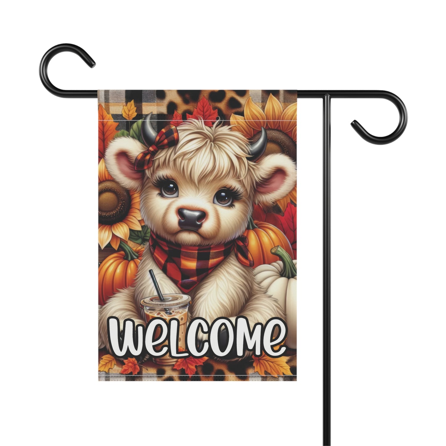 Cow Fall Garden & House Banner - Style 2