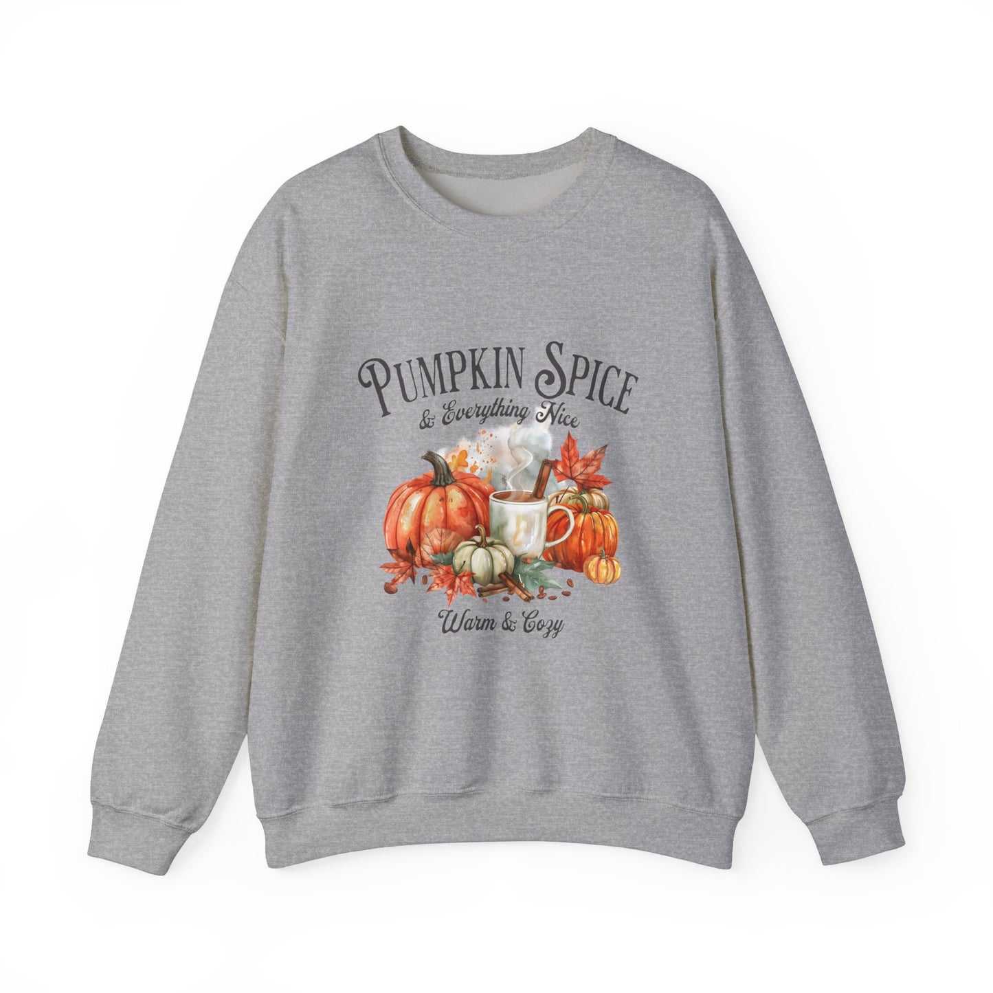 Pumpkin Spice and Everything Nice Unisex Heavy Blend™ Crewneck Sweatshirt