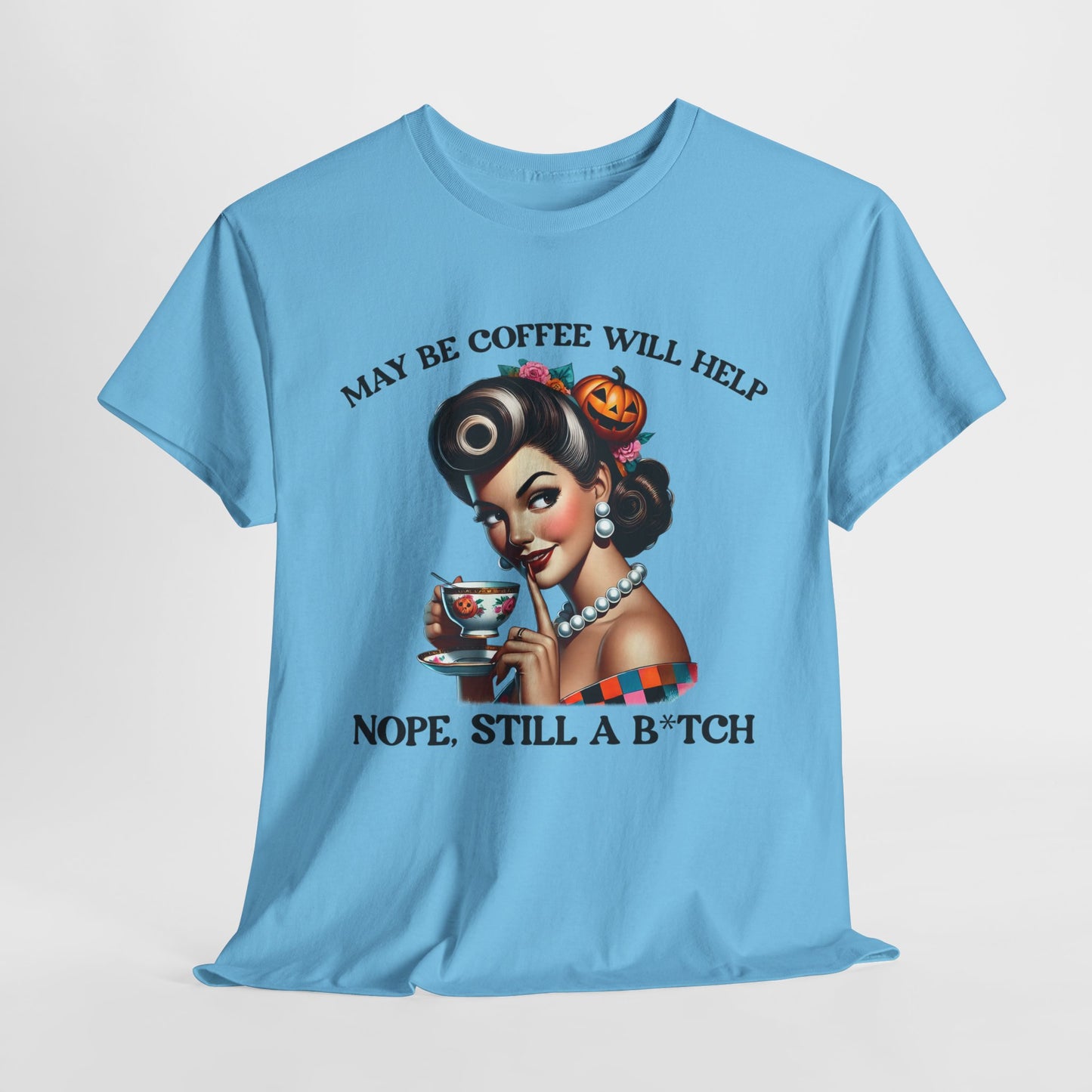 Funny Retro Housewife Short Sleeve Tee - Style #4