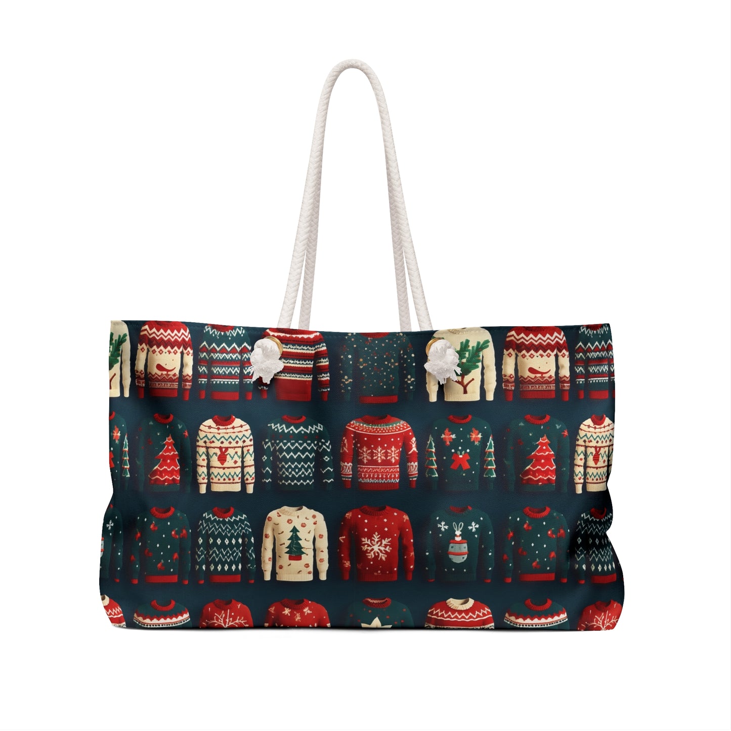 Ugly Christmas Sweater Weekender Bag