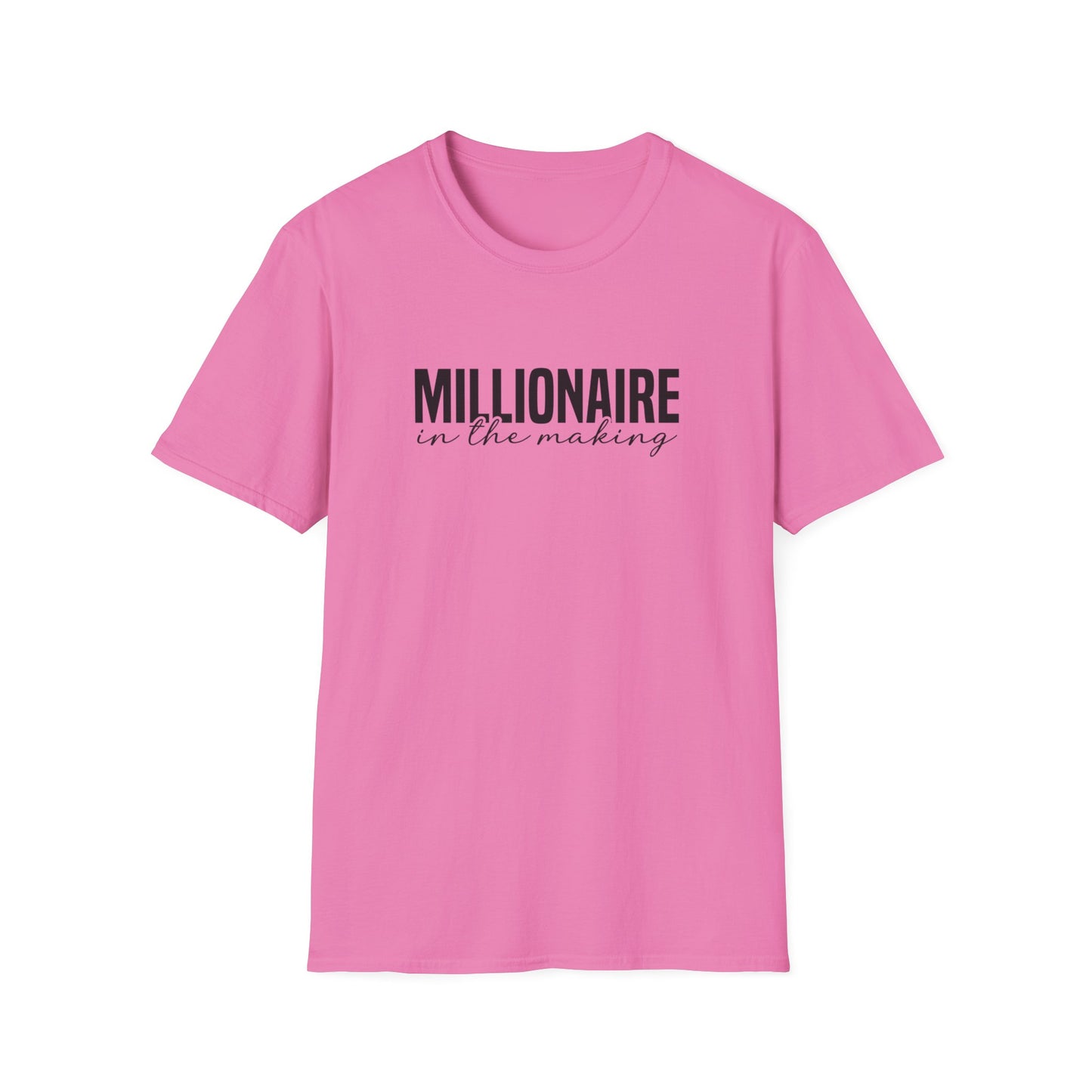 Millionaire In The Making Inspirational Softstyle T-Shirt