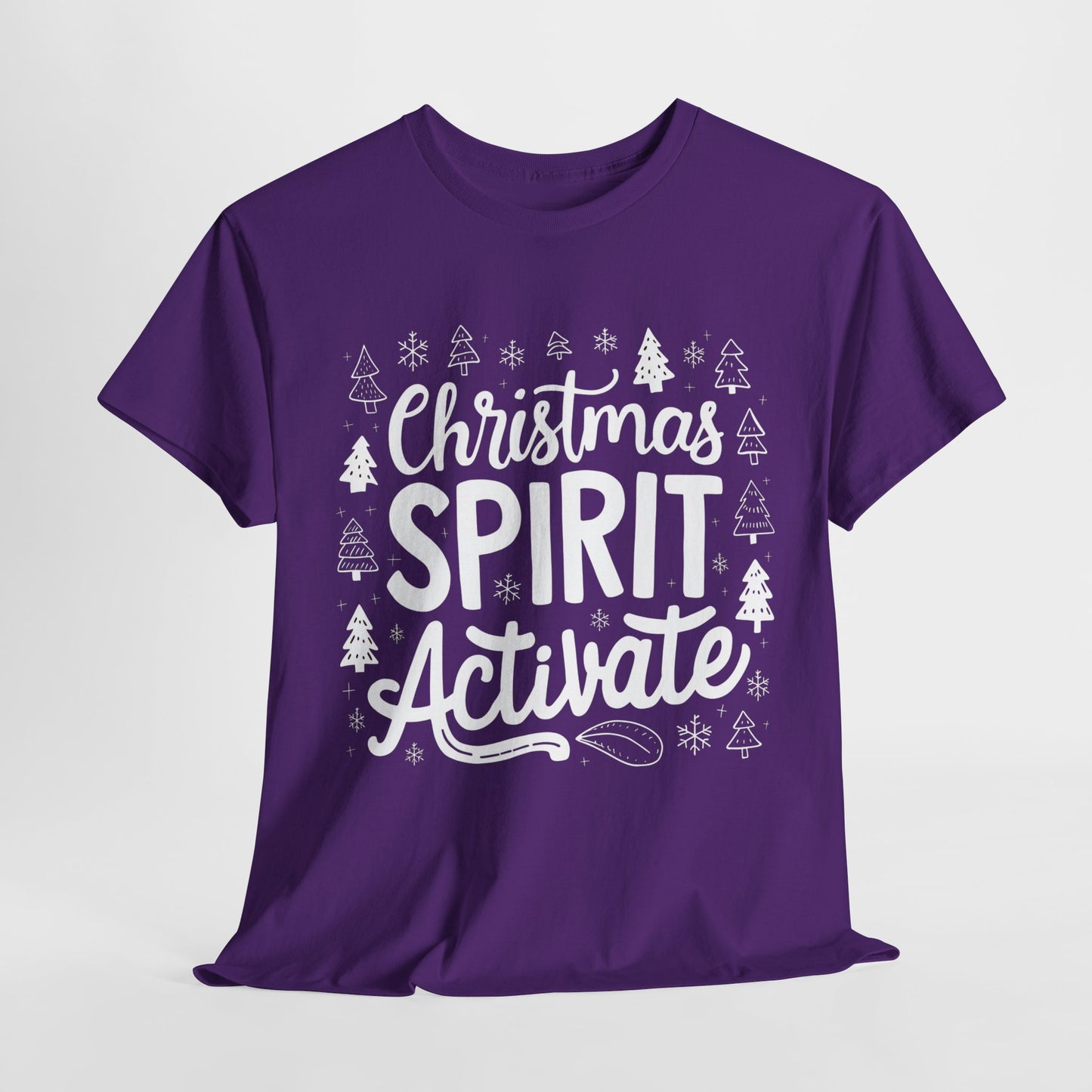 Christmas Spirit Activate Heavy Cotton Tee