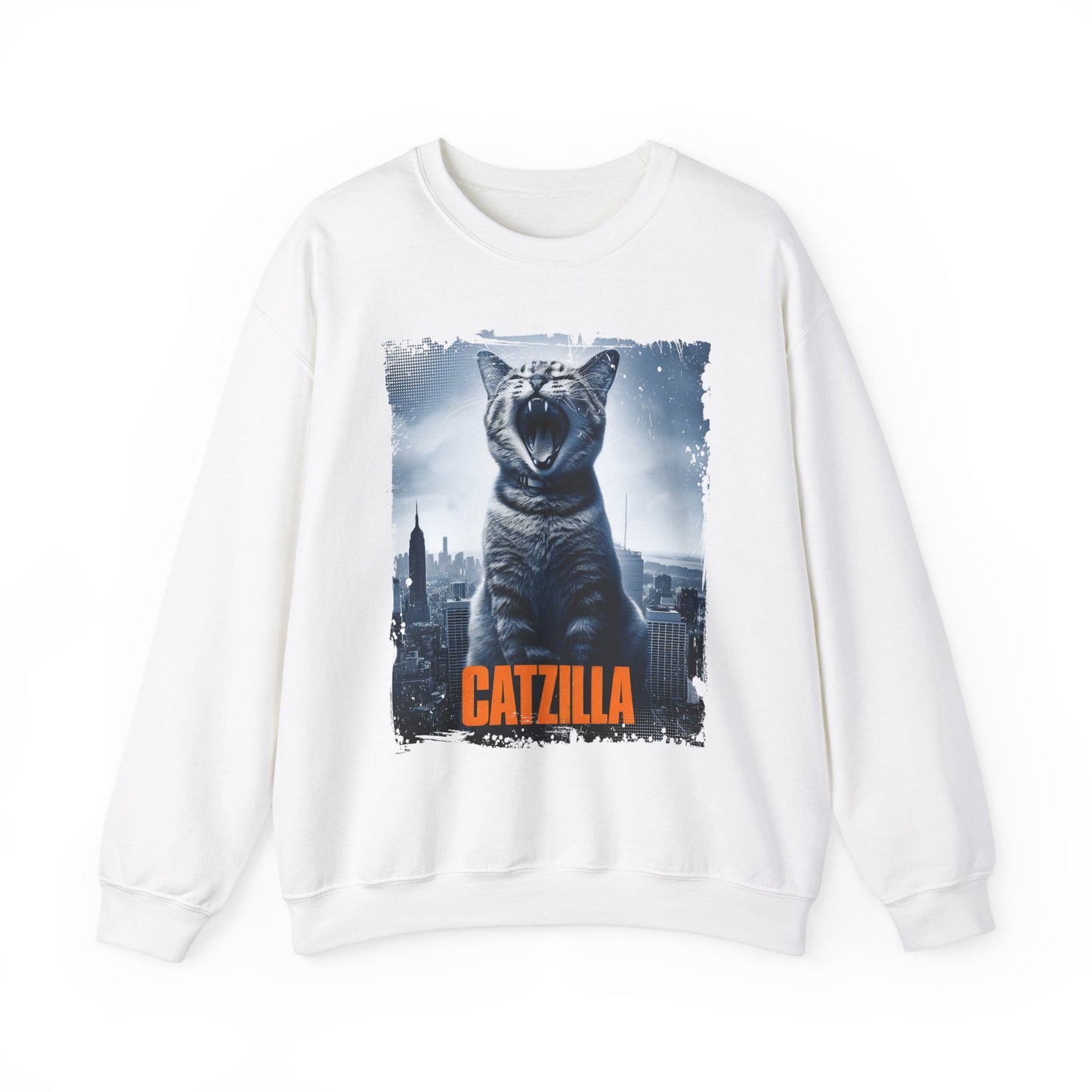 Catzilla Funny Cat Sweatshirt