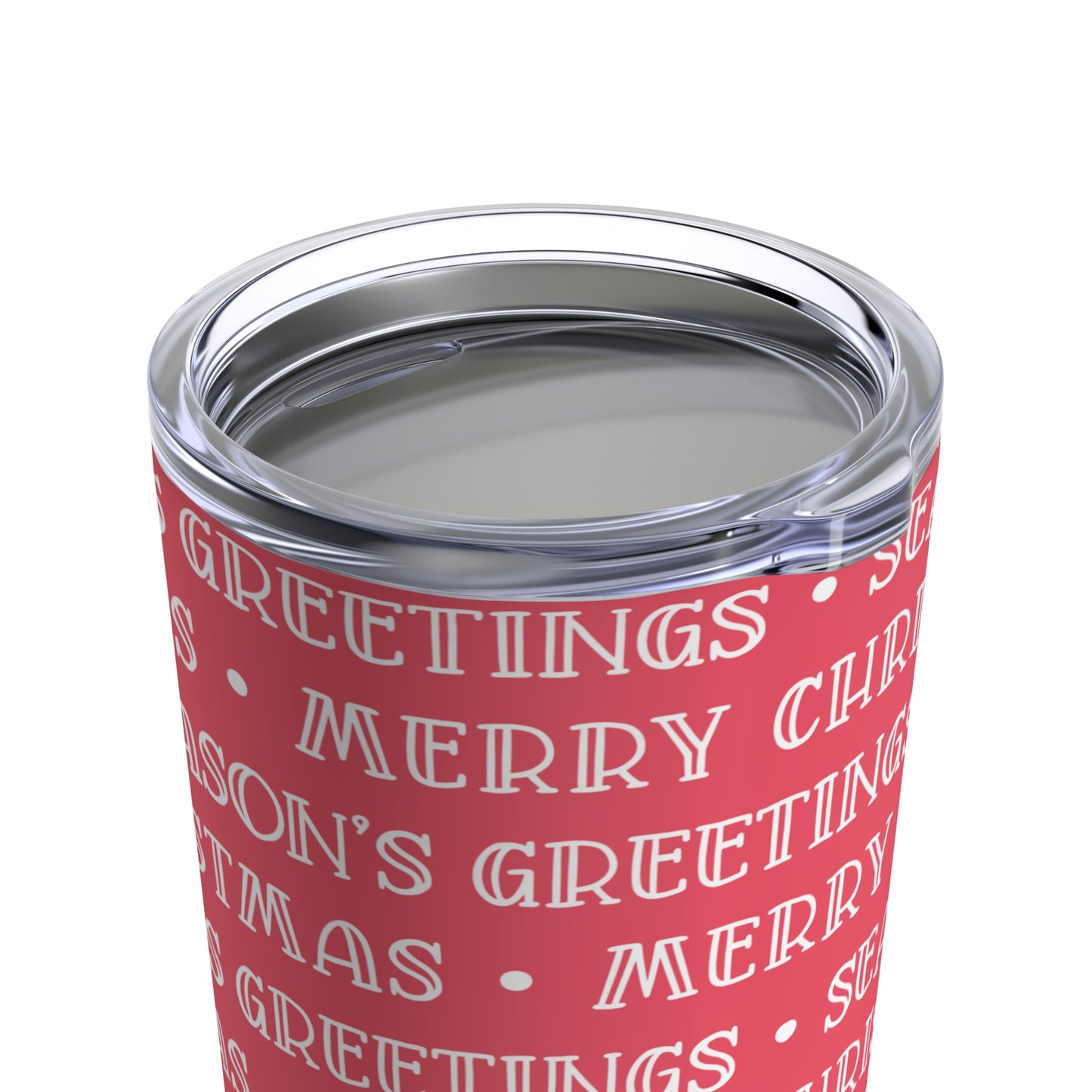 Merry Christmas Seasons Greetings 2 Tumbler 20oz