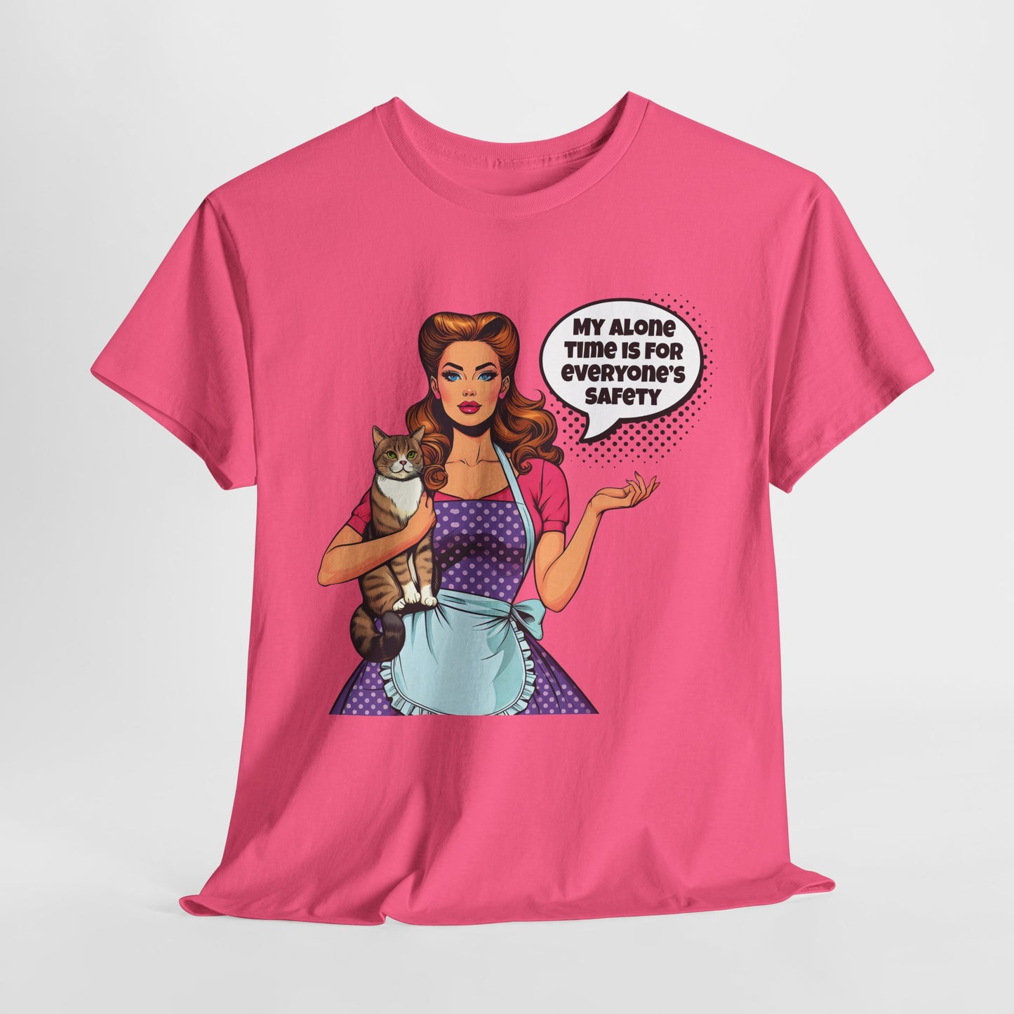 My Alone Time Funny Housewife Heavy Cotton Tee