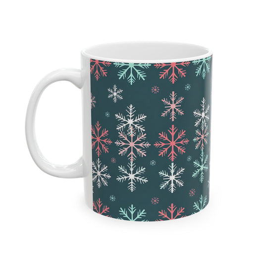 Colorful Snowflakes Mug