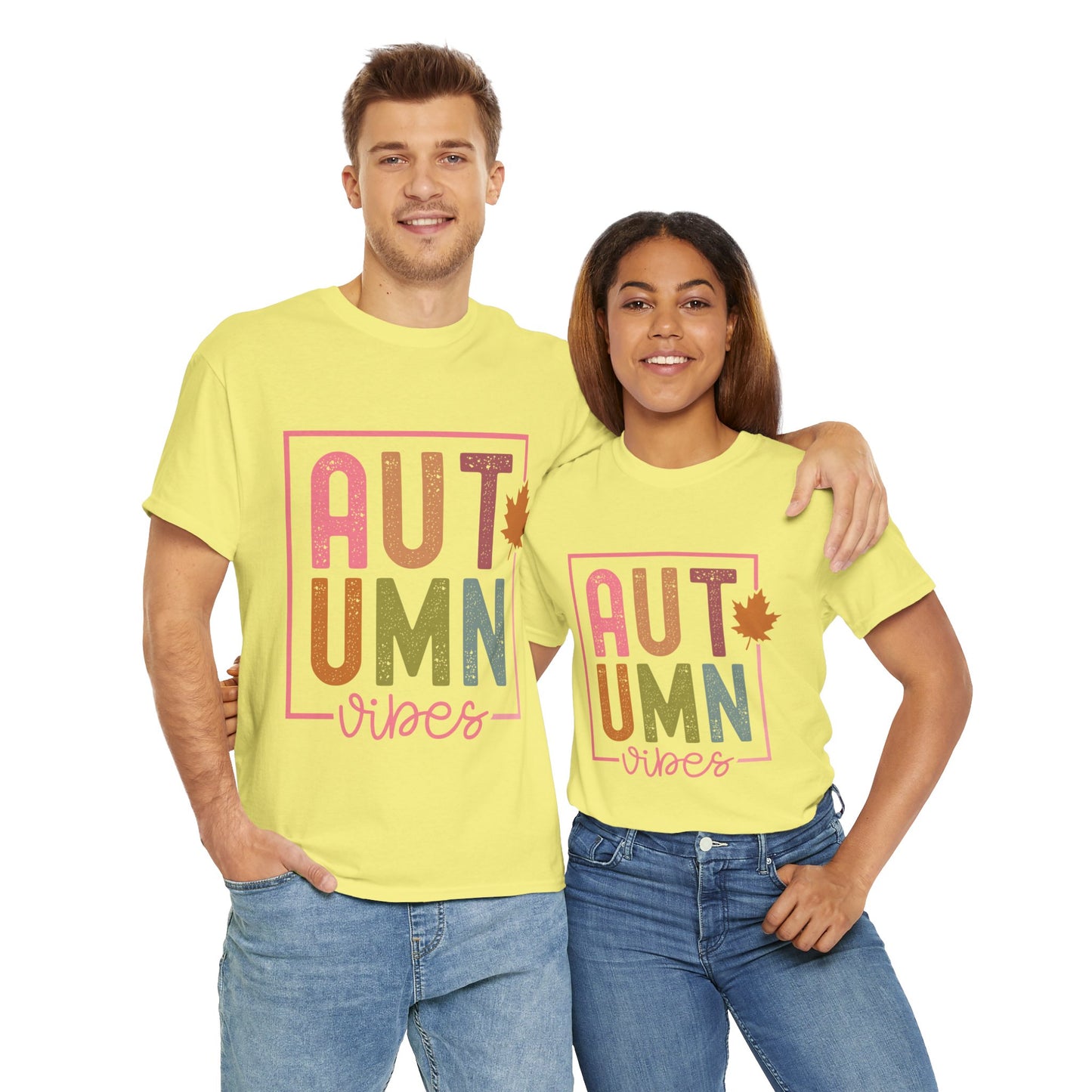 Autumn Vibes Unisex Heavy Cotton Tee