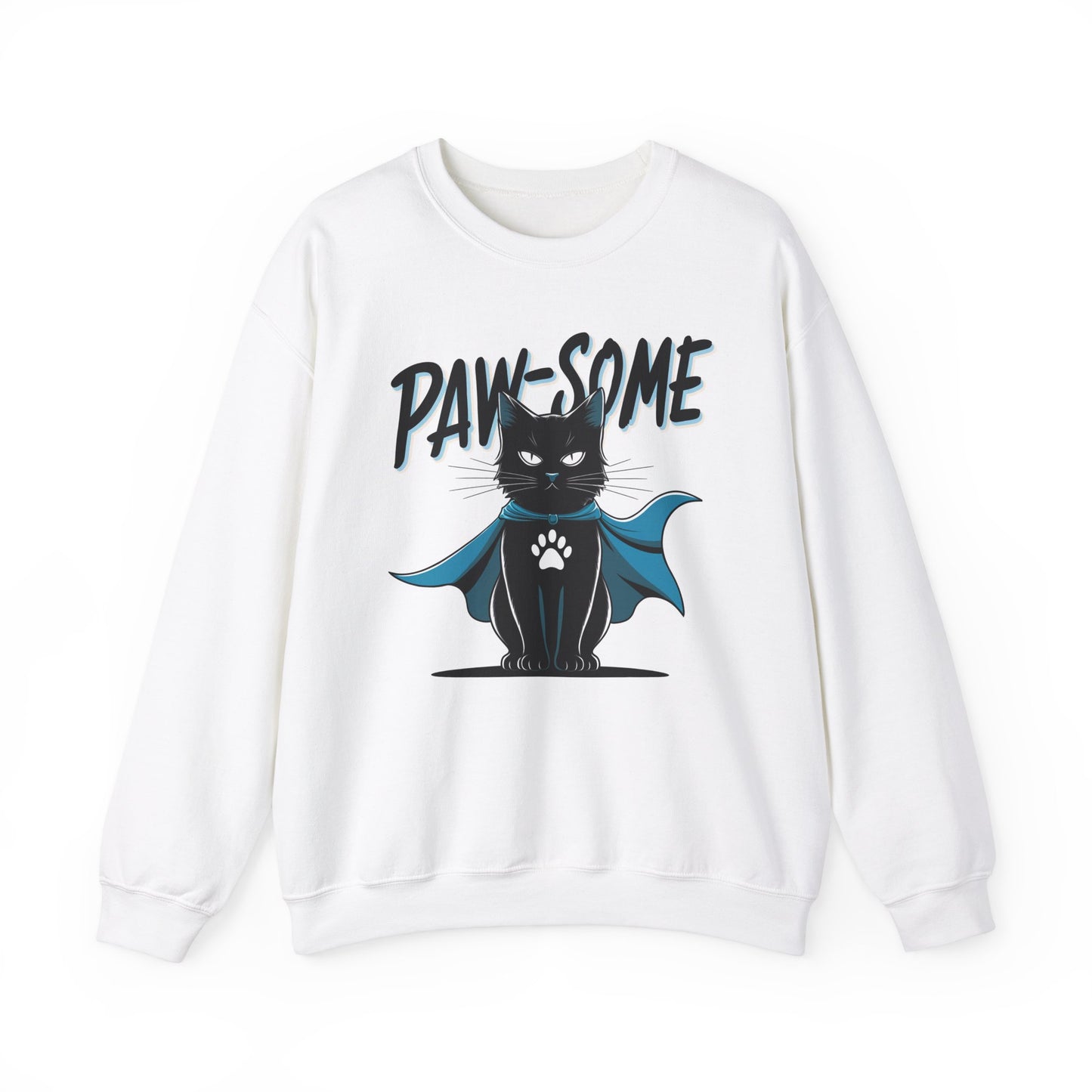 Paw-Some Funny Cat Sweatshirt