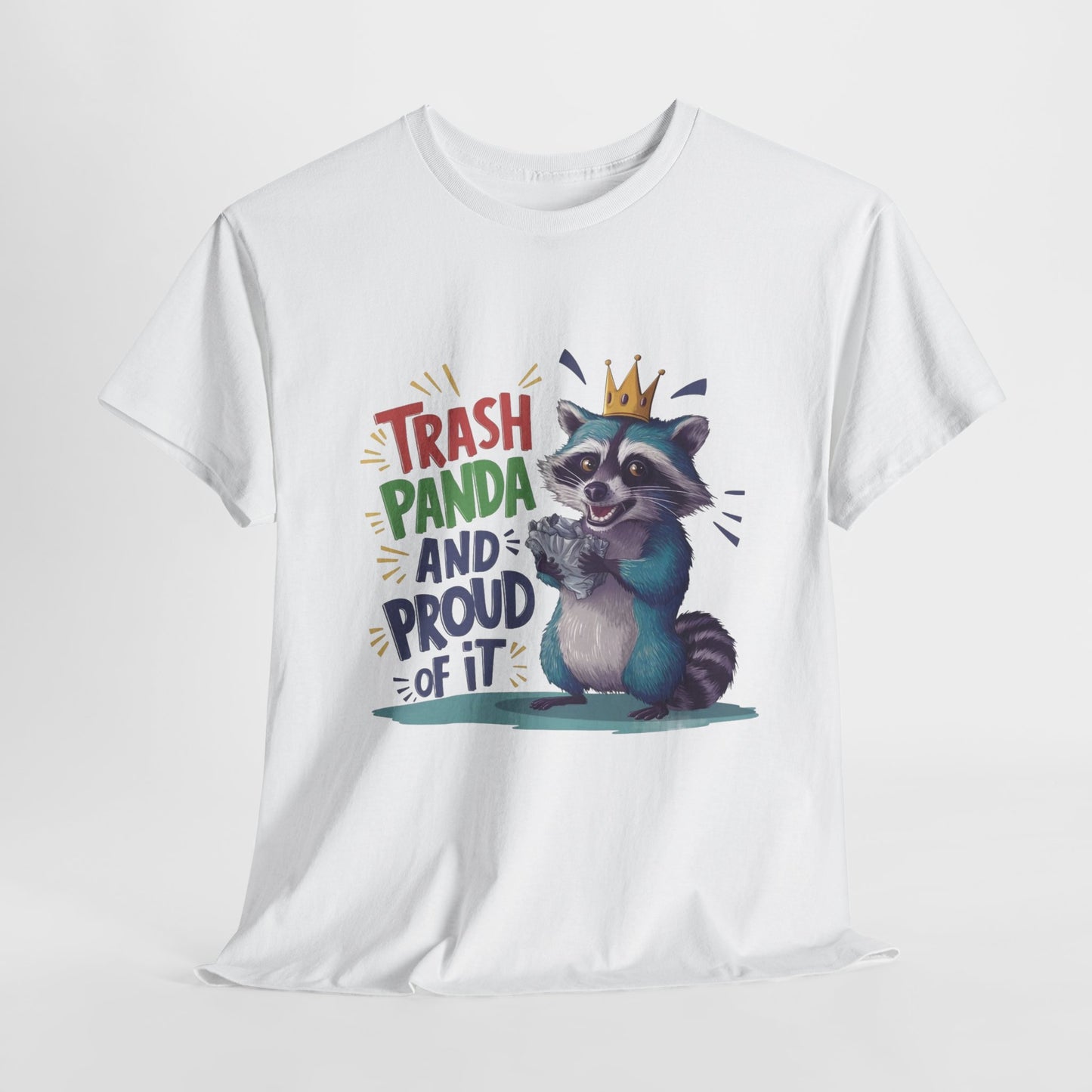 Funny Raccoon Unisex Heavy Cotton Tee