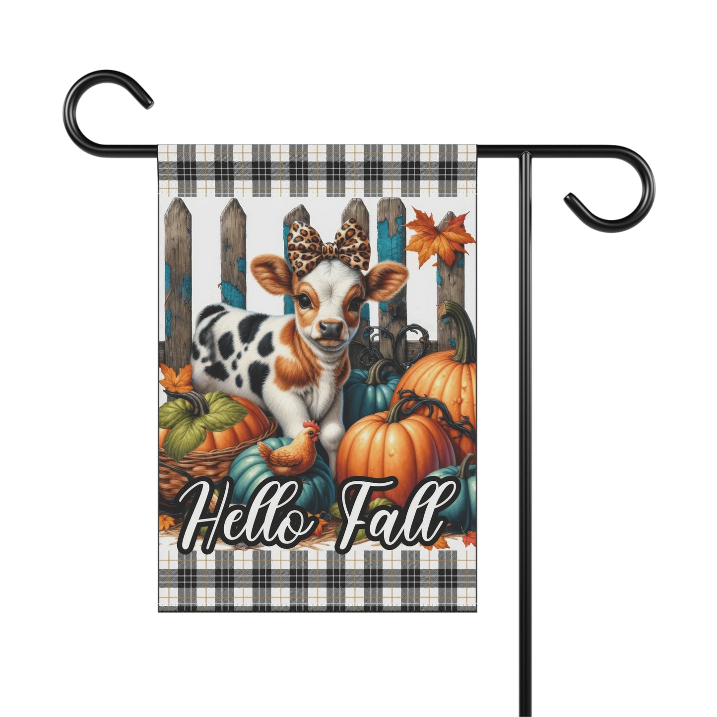 Cow Fall Garden & House Banner - Style 4