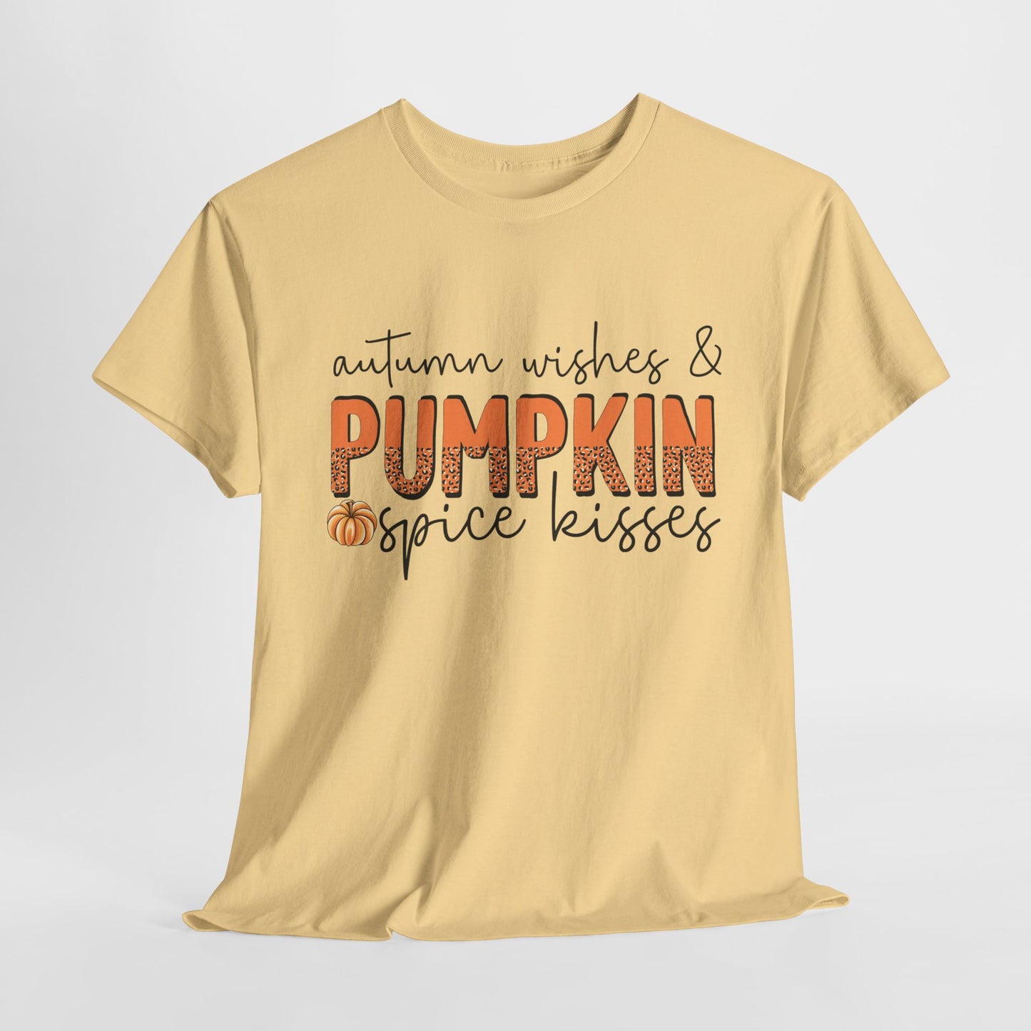 Autumn Wishes Pumpkin Spice Unisex Heavy Cotton Tee