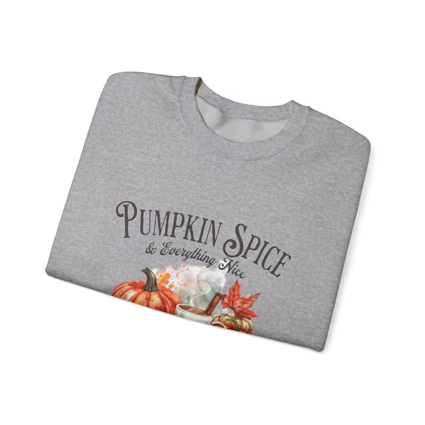 Pumpkin Spice and Everything Nice Unisex Heavy Blend™ Crewneck Sweatshirt