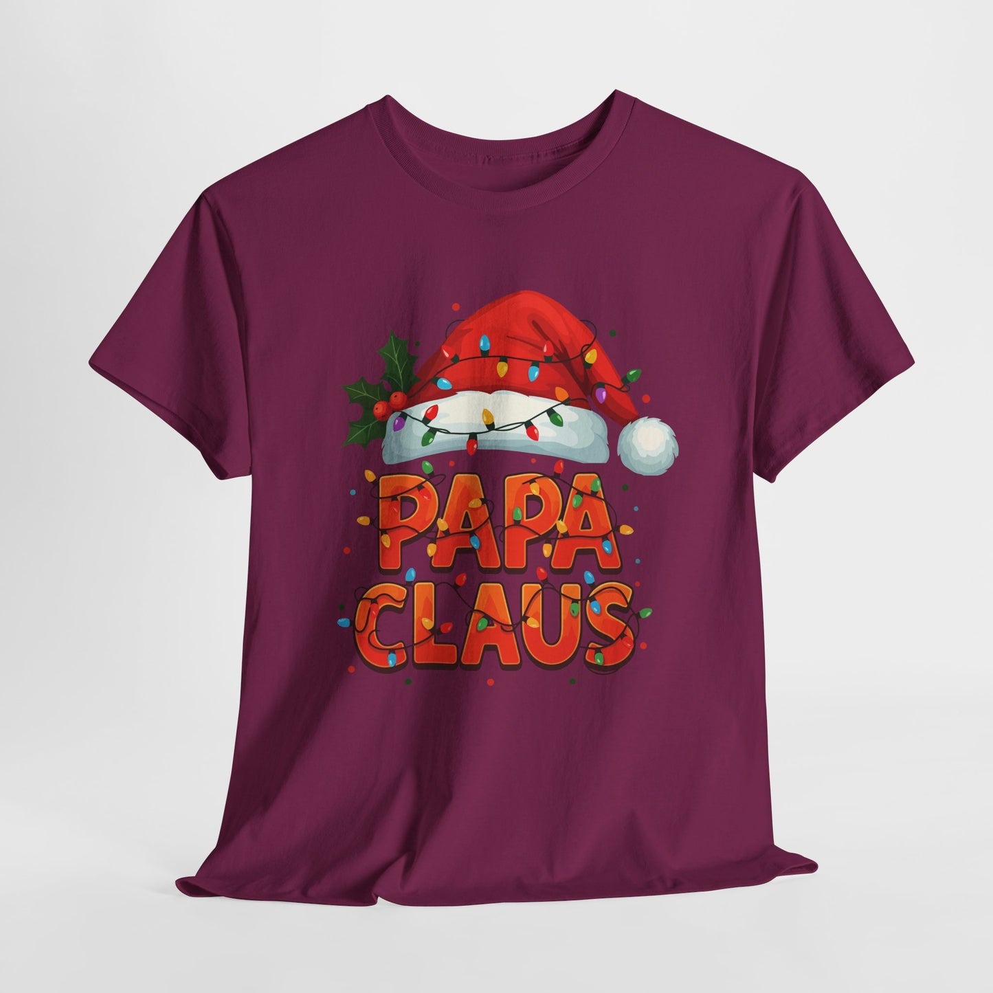 Papa Claus Christmas Heavy Cotton Tee