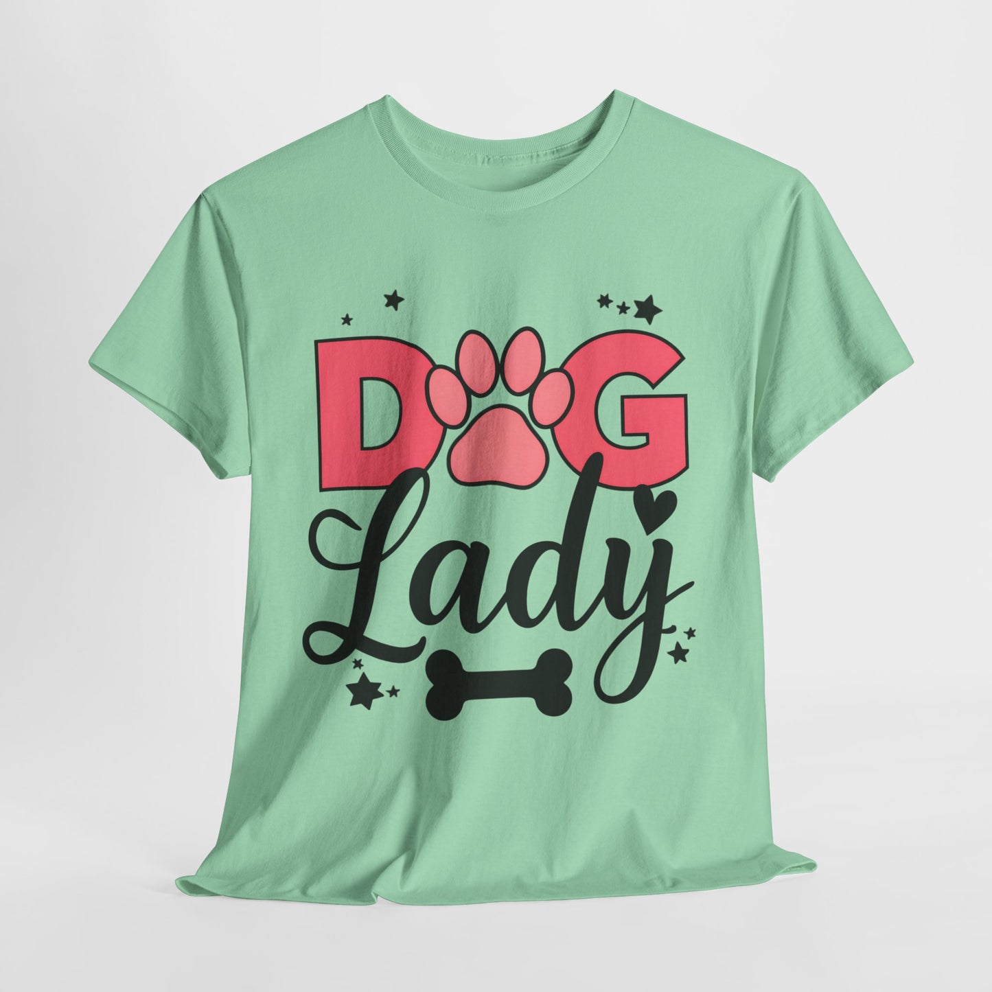 Dog Lady Unisex Heavy Cotton Tee