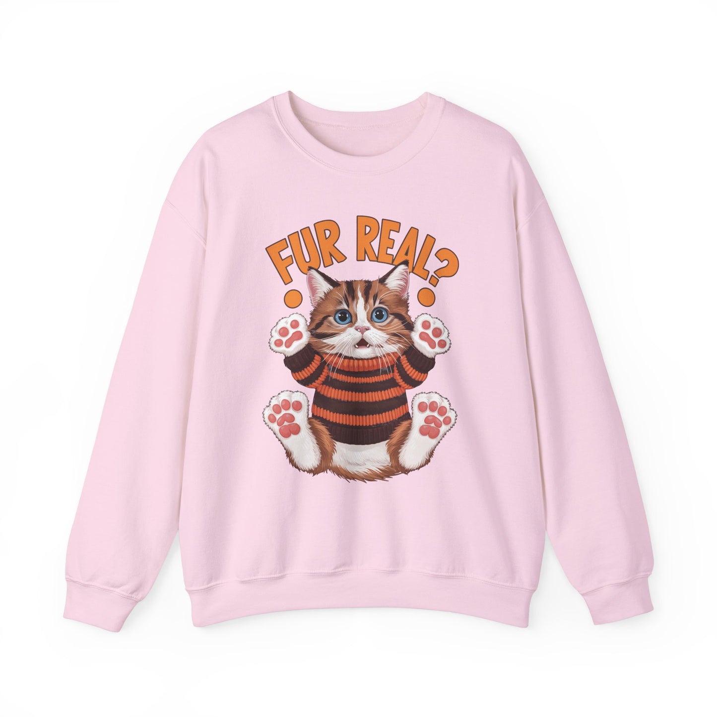 Fur Real Funny Cat Sweatshirt