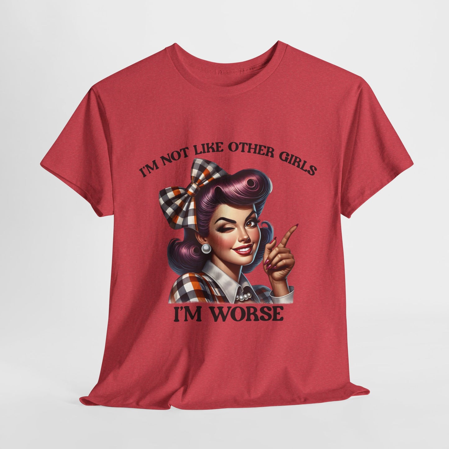 Funny Retro Housewife Short Sleeve Tee - Style #6