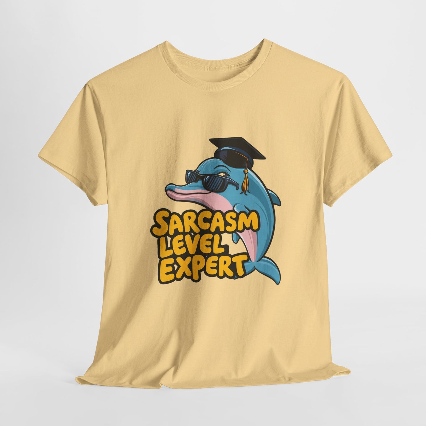 Sarcastic Dolphin Unisex Heavy Cotton Tee