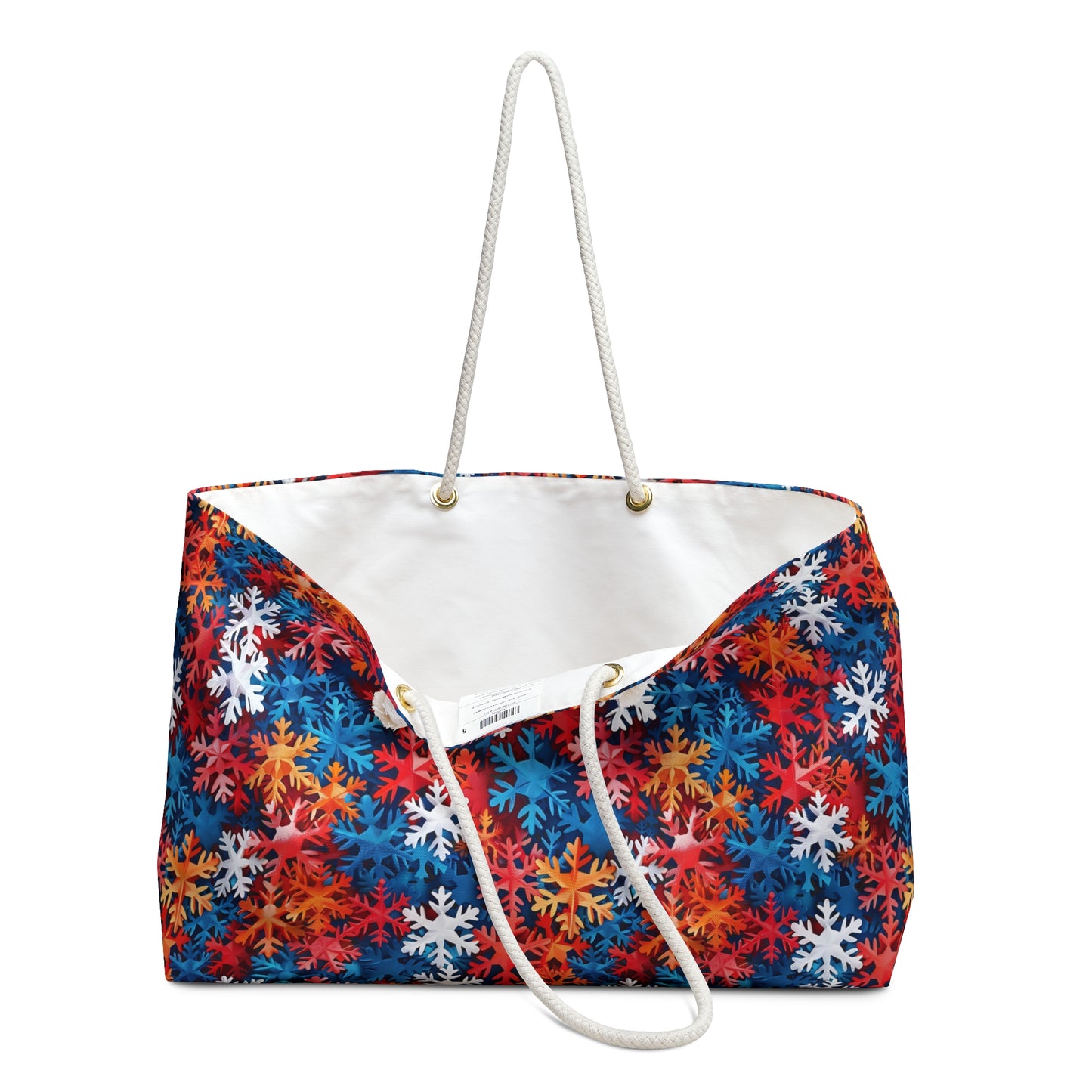 Colorful Snowflakes 2 Weekender Bag