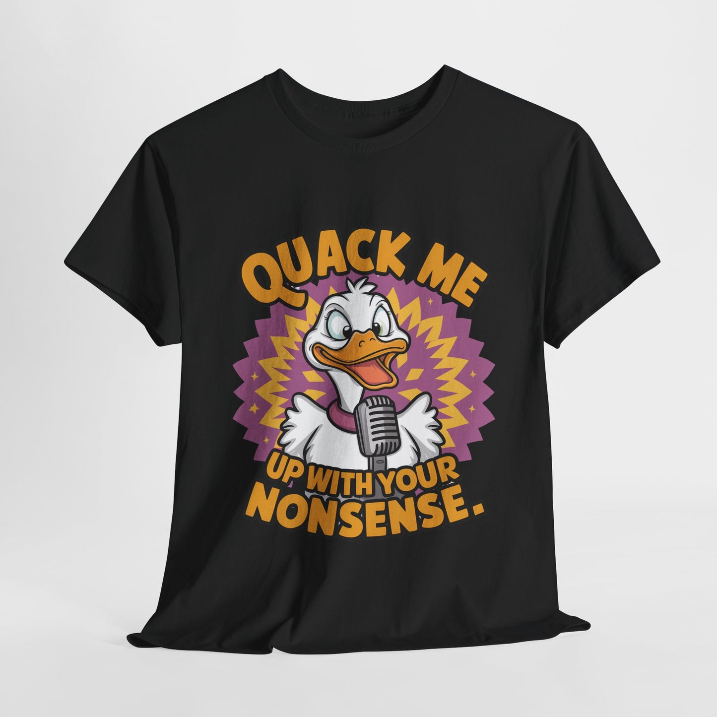 Quack Me Up Funny Duck Heavy Cotton Tee