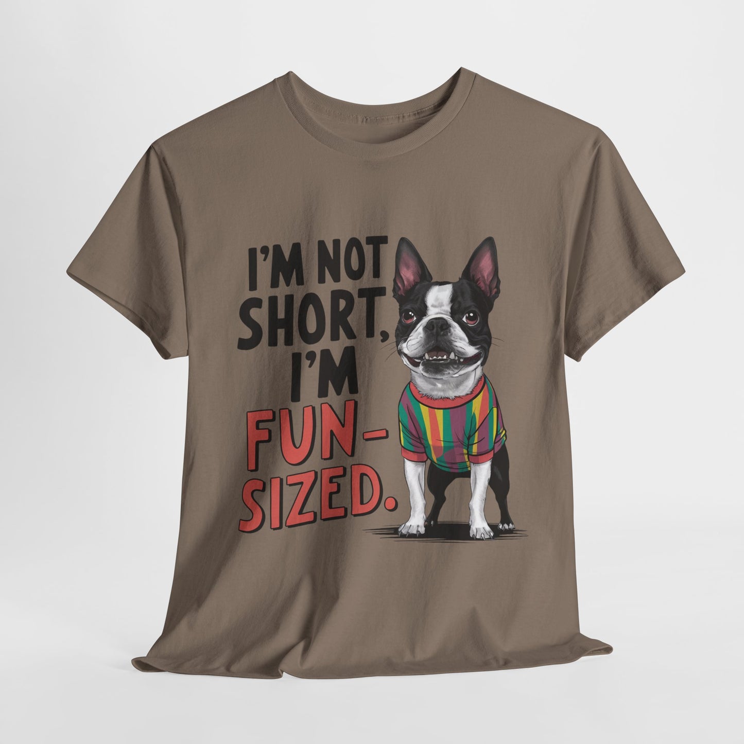 Fun Sized Funny Dog Unisex Heavy Cotton Tee