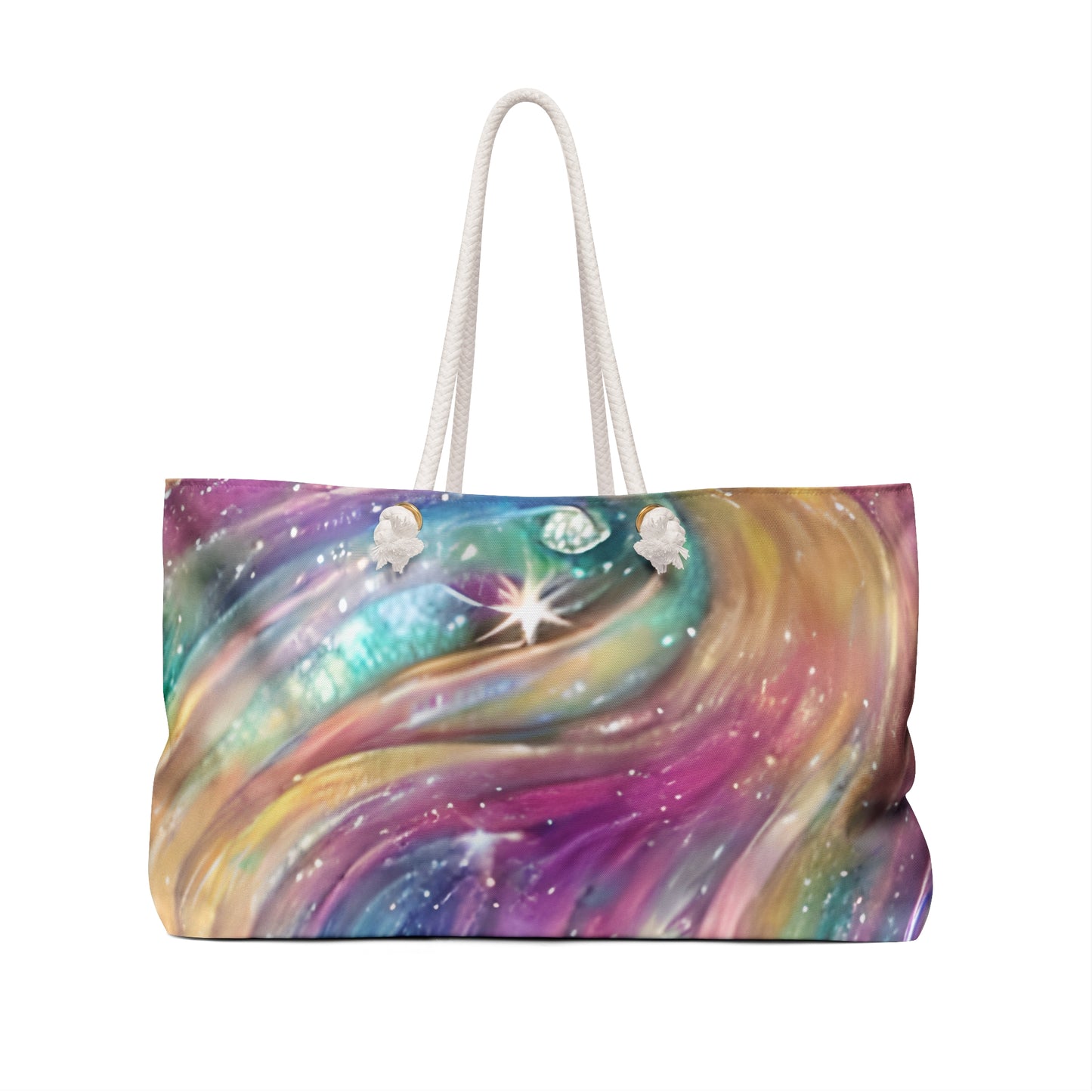 Pastel Earthy Swirl Weekender Bag