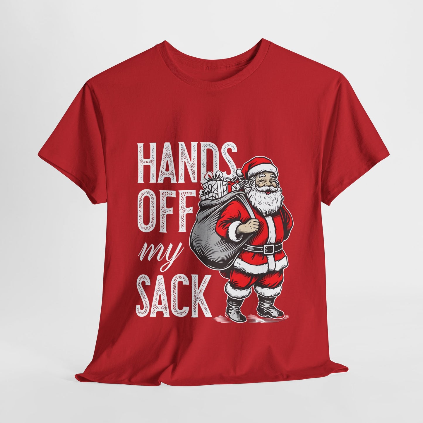 Santa Hands Off My Sack Christmas T-Shirt