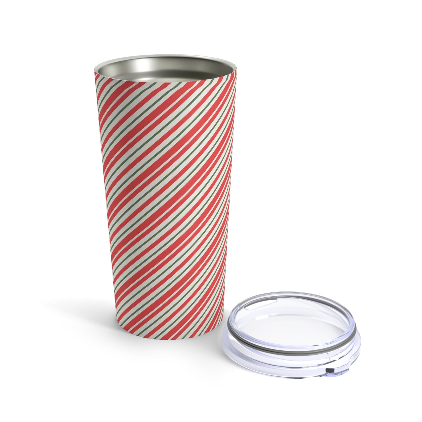 Christmas Stripes Tumbler 20oz