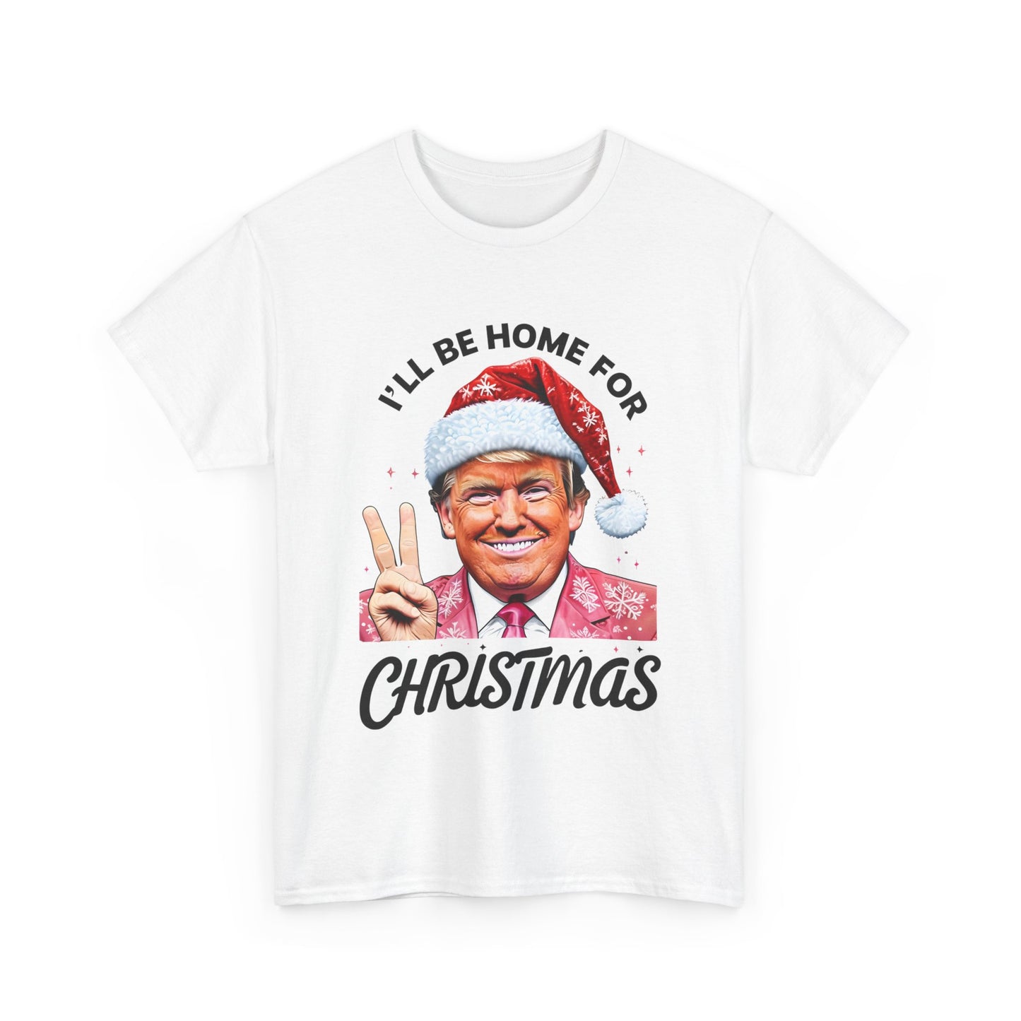 Trump I'll Be Home For Christmas T-Shirt