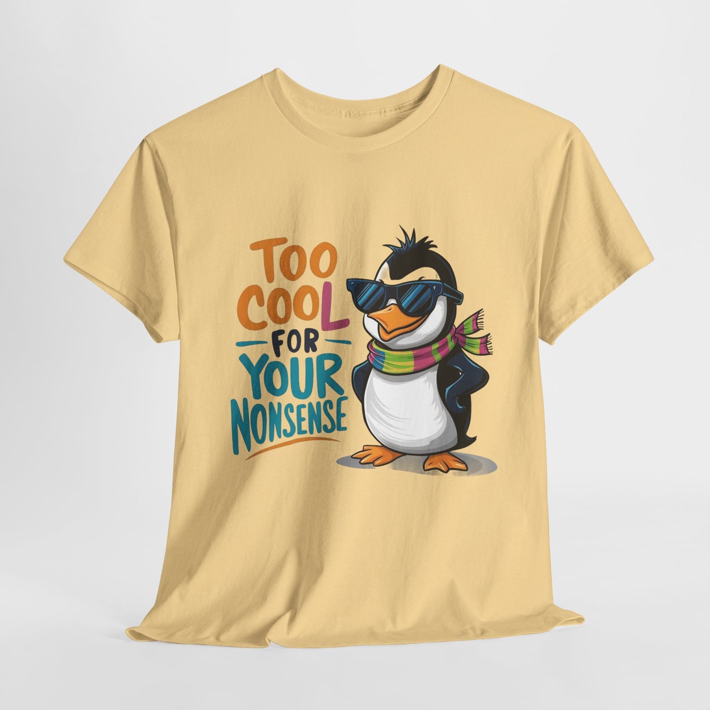 Funny Penguin Unisex Heavy Cotton Tee