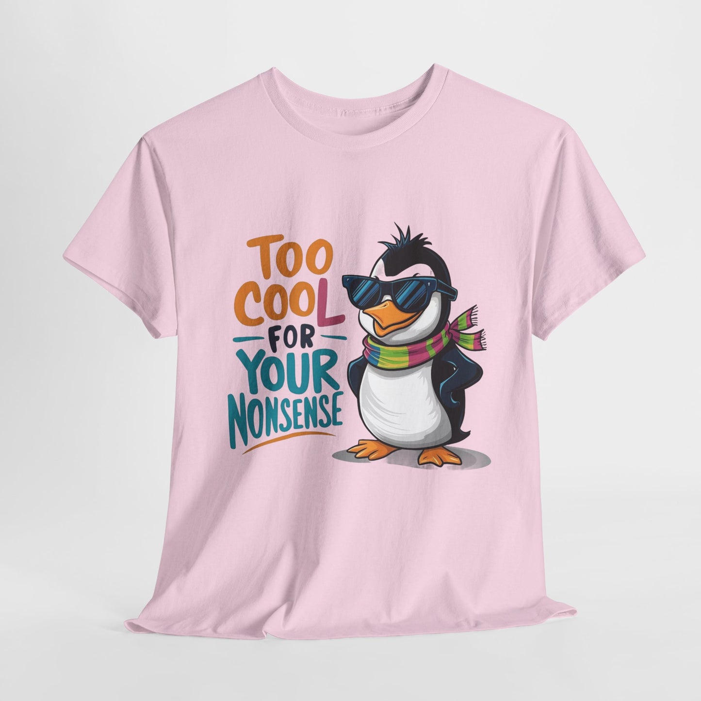 Funny Penguin Unisex Heavy Cotton Tee