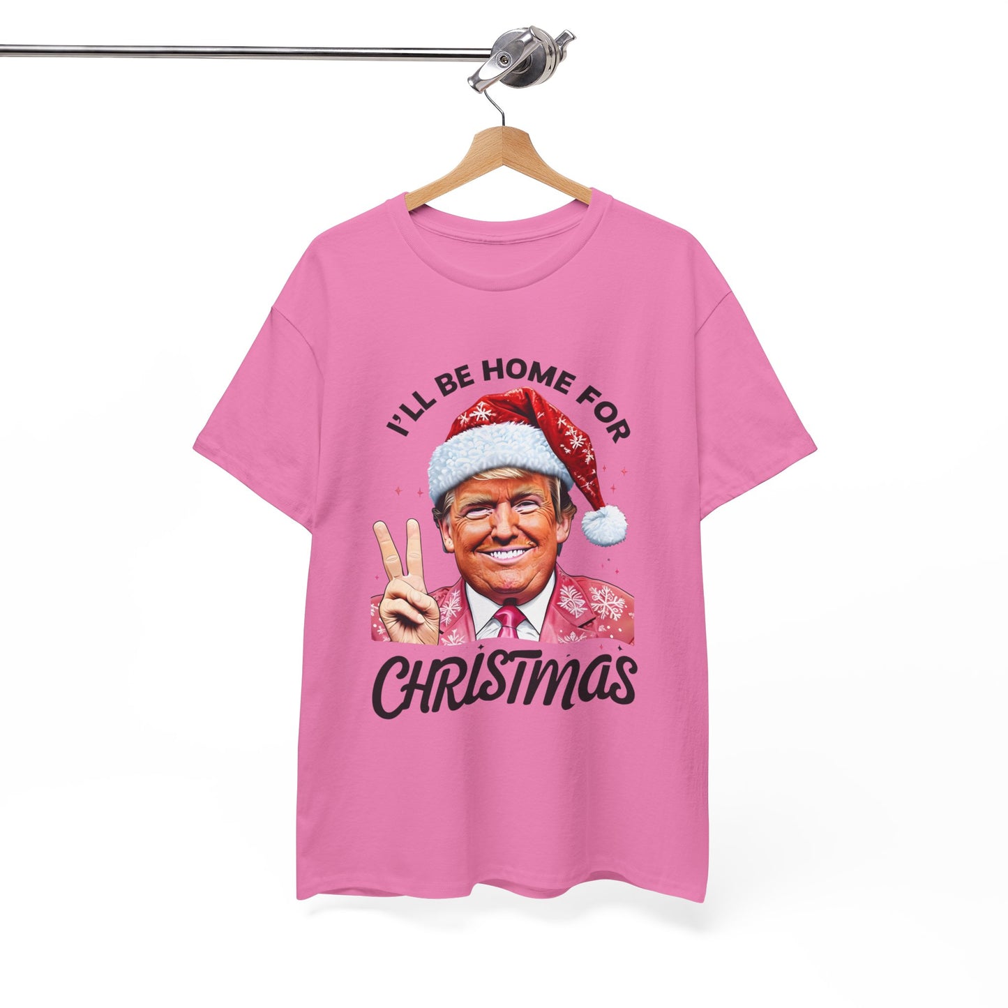 Trump I'll Be Home For Christmas T-Shirt