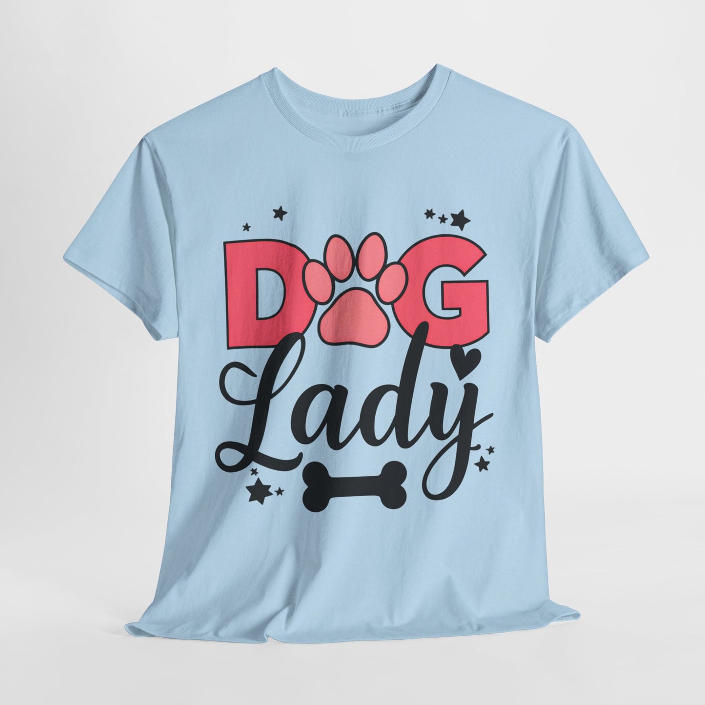 Dog Lady Unisex Heavy Cotton Tee