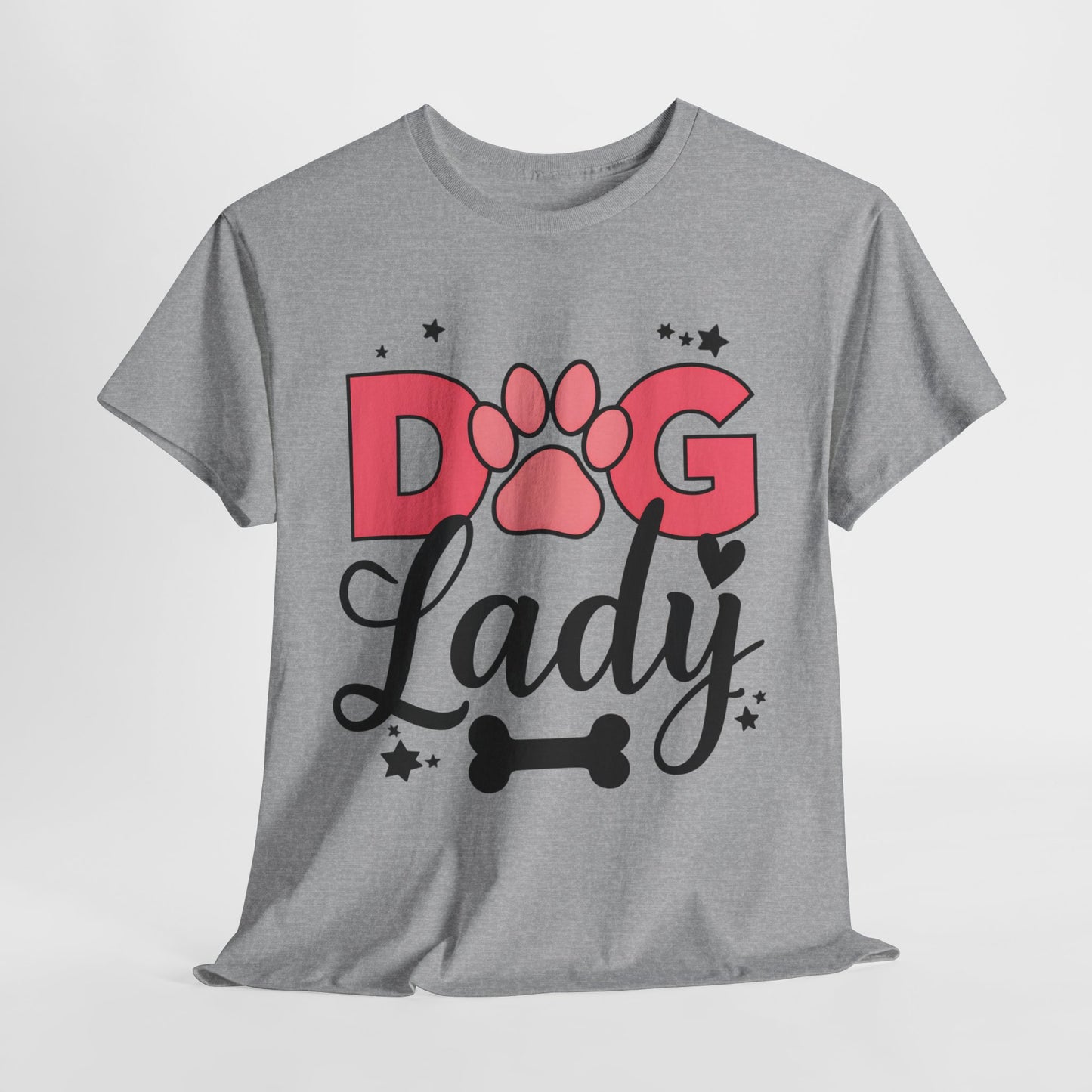 Dog Lady Unisex Heavy Cotton Tee