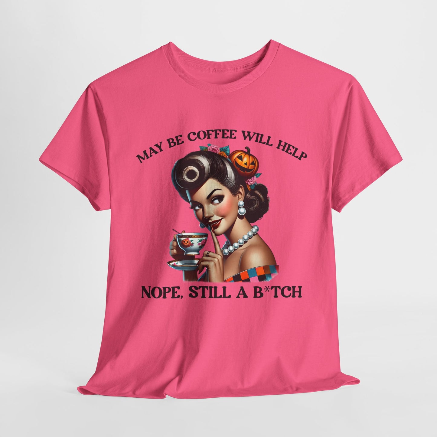 Funny Retro Housewife Short Sleeve Tee - Style #4