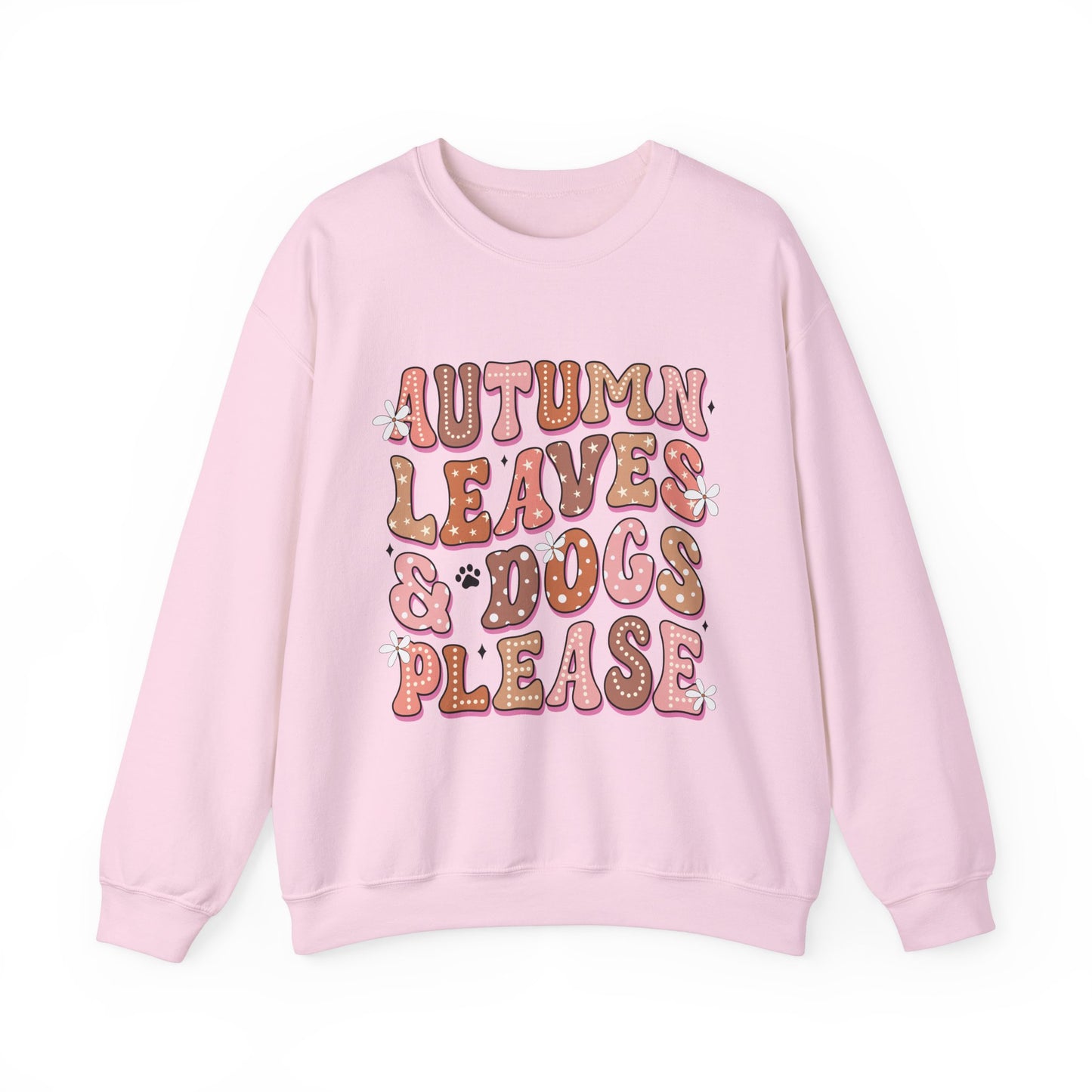 Autumn Leaves And Dogs Please Sweatshirt