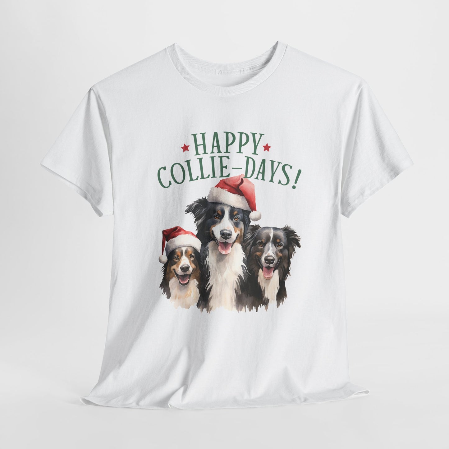 Christmas Collie Heavy Cotton Tee