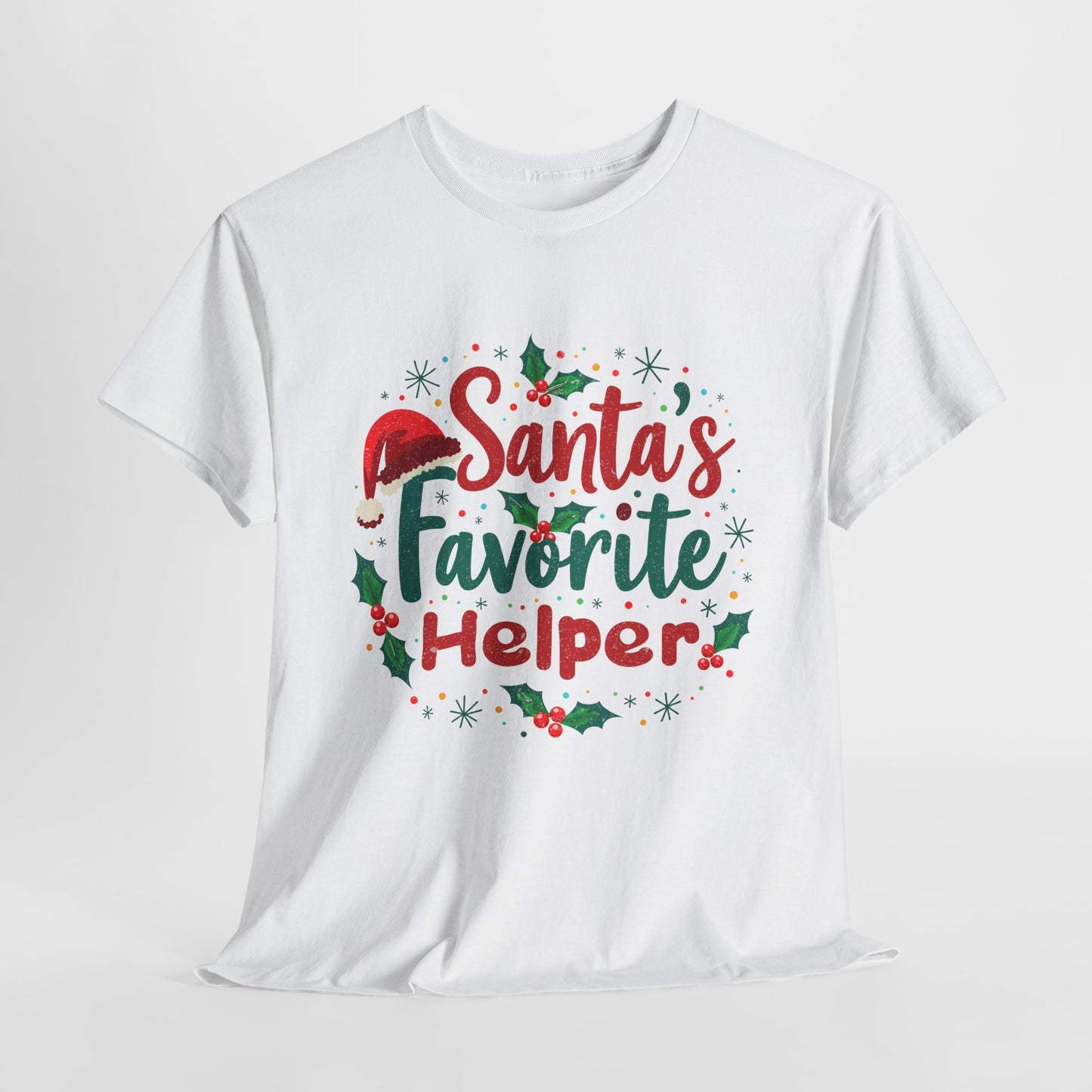 Santa's Favorite Helper Heavy Cotton Tee