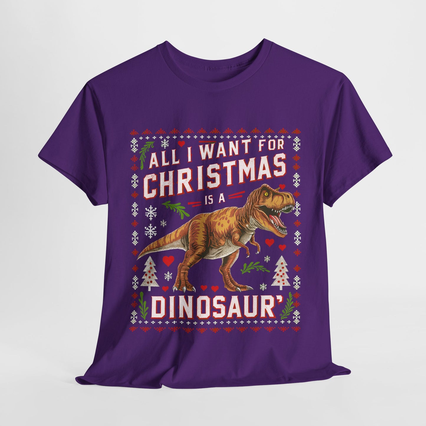 All I Want For Christmas Heavy Cotton Tee