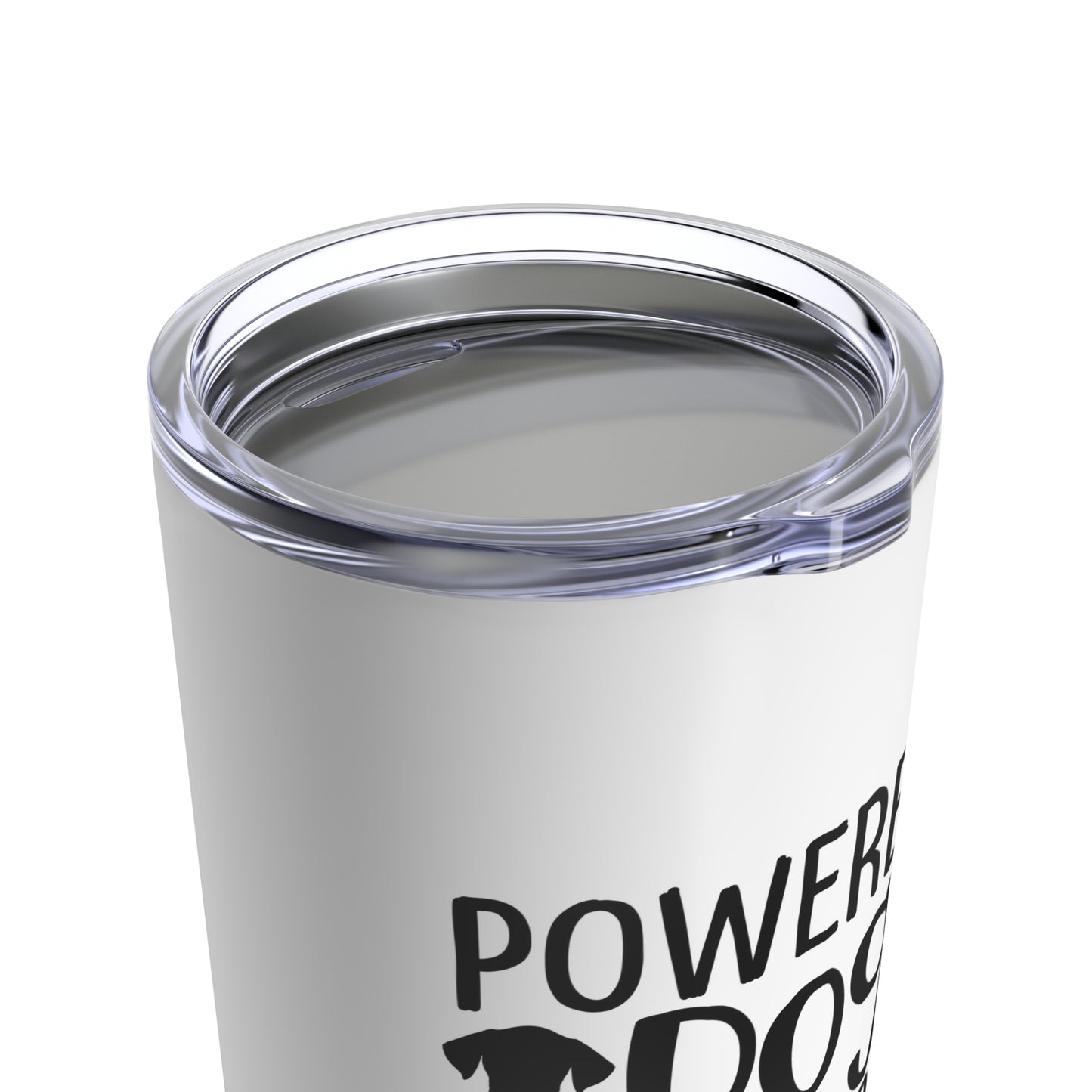 Powered By Dogs And Coffee Tumbler 20oz