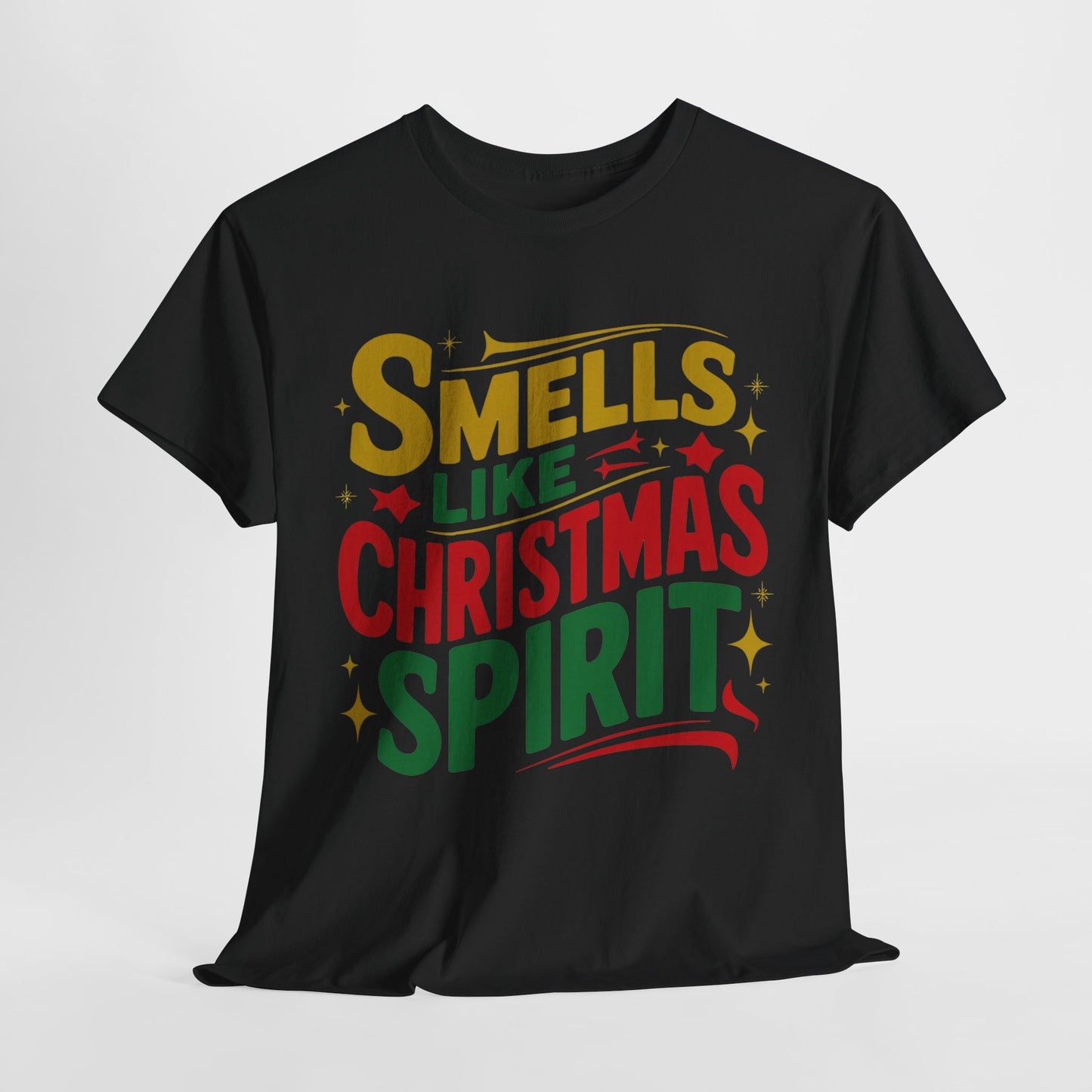 Smells Like Christmas Spirit Heavy Cotton Tee