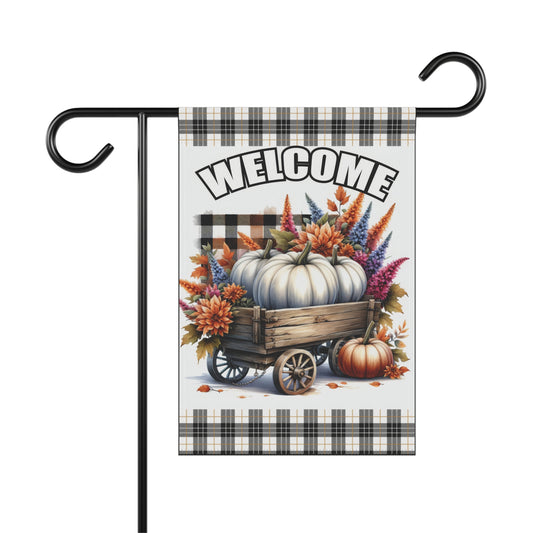 Pumpkin Welcome Fall Garden & House Banner