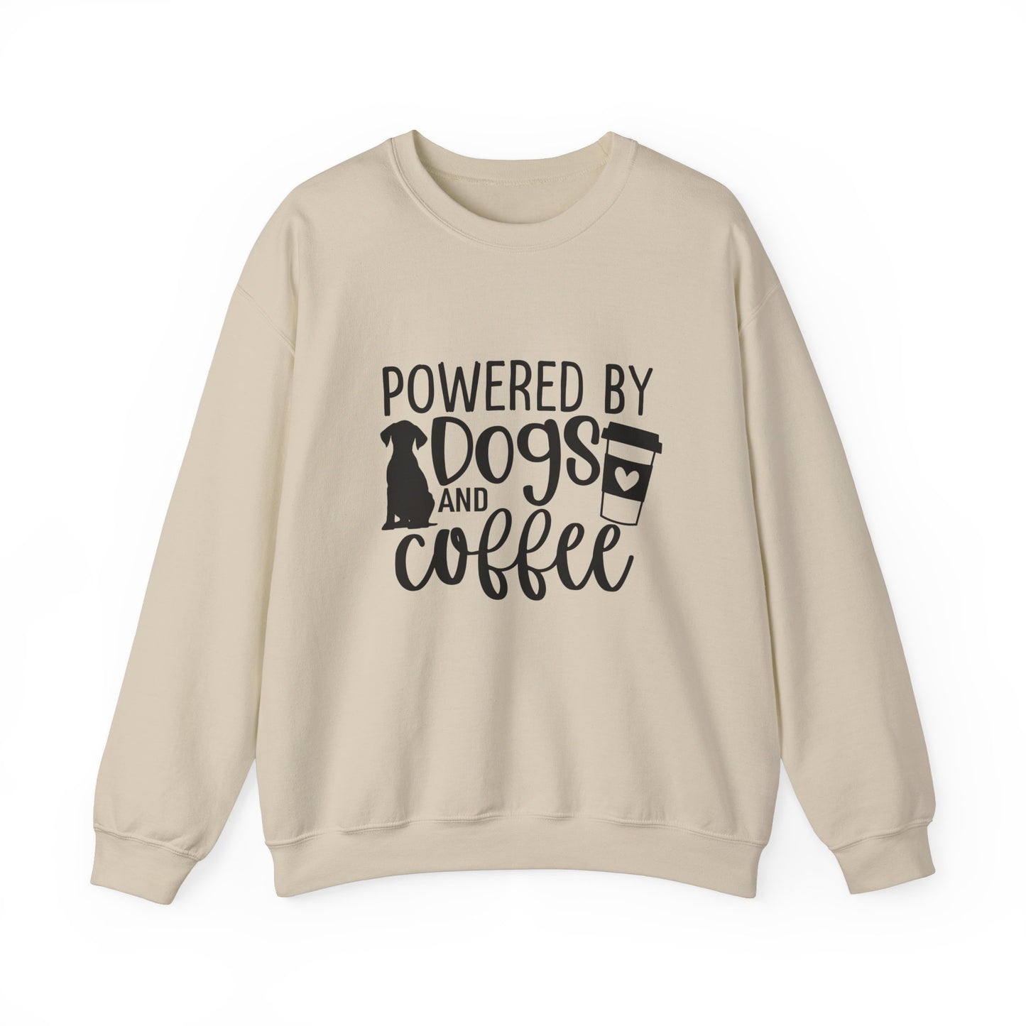 Powered By Dogs And Coffee Sweatshirt