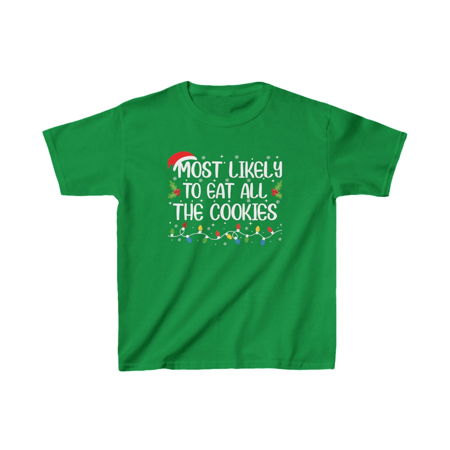 Most Likely To Eat All The Cookies Kids Tee