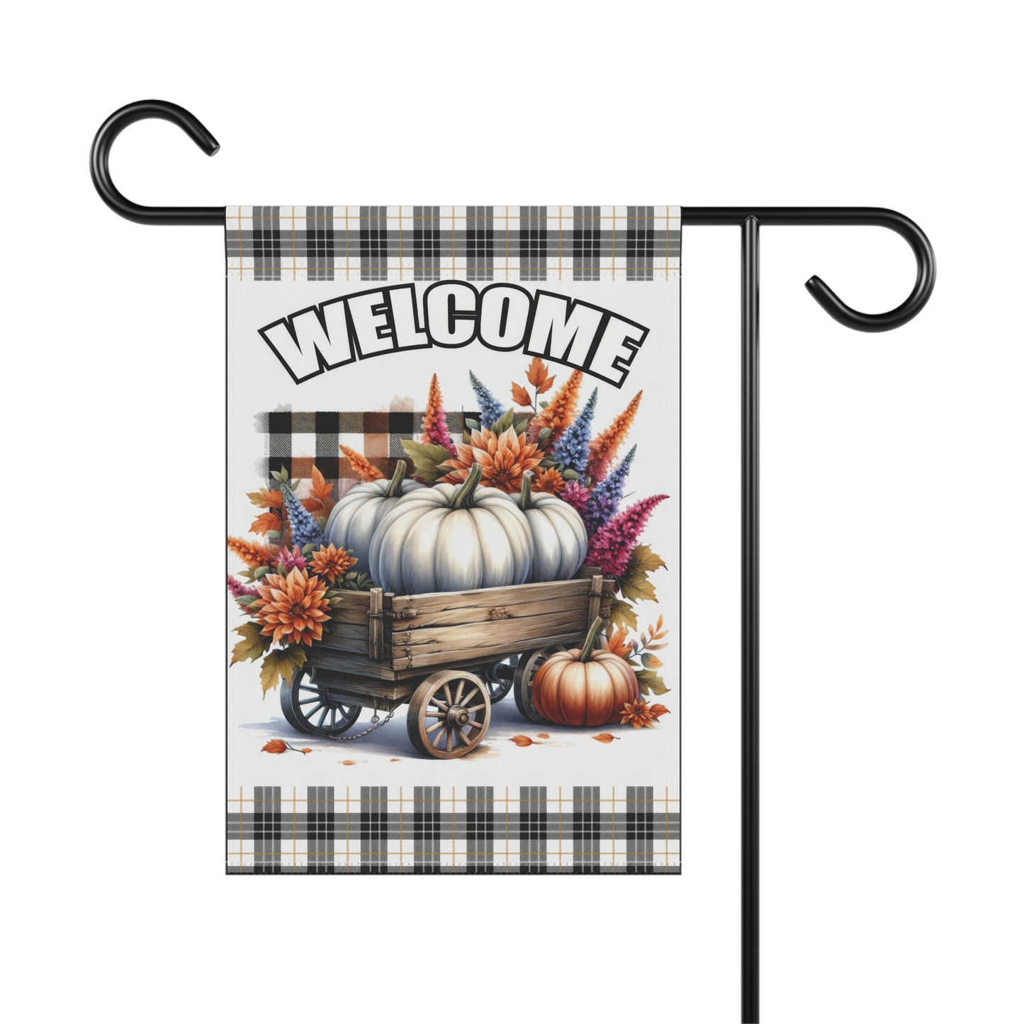 Pumpkin Welcome Fall Garden & House Banner